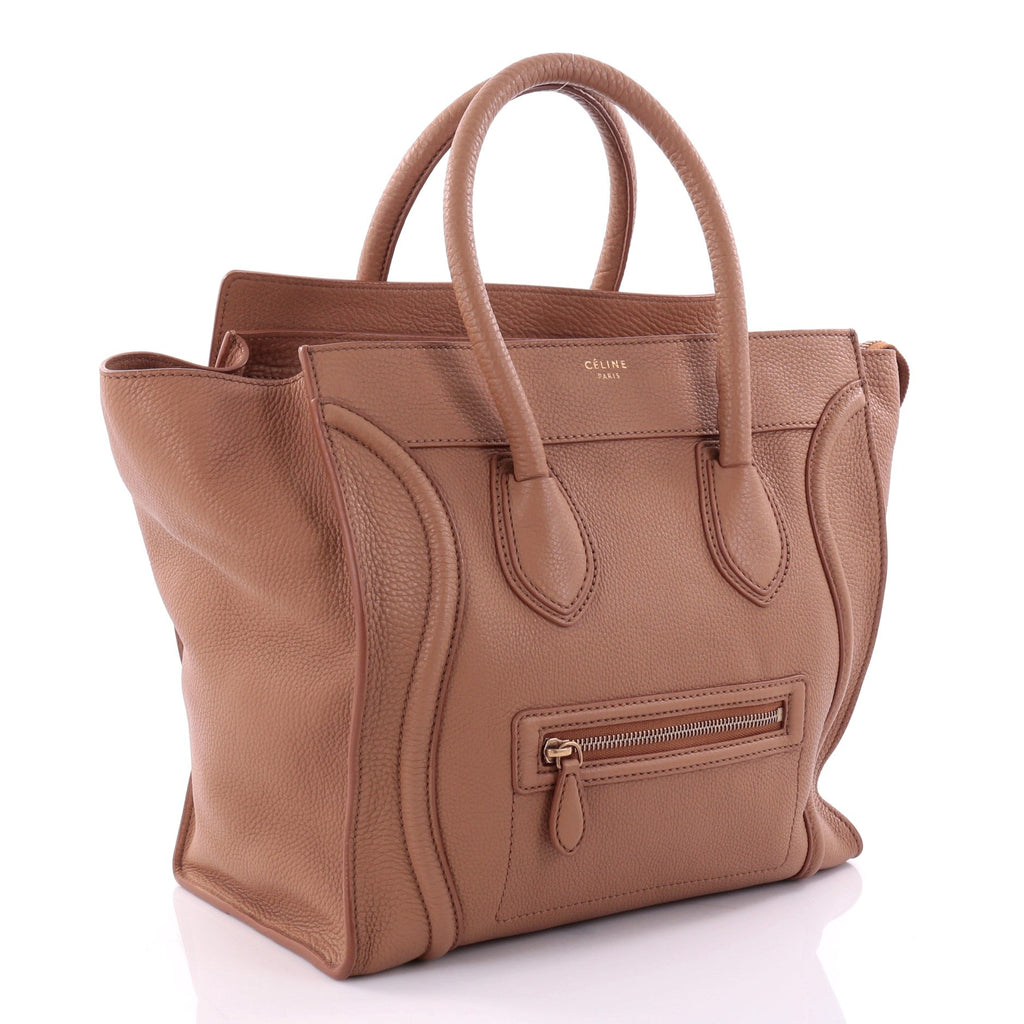 Luggage Handbag Grainy Leather Mini