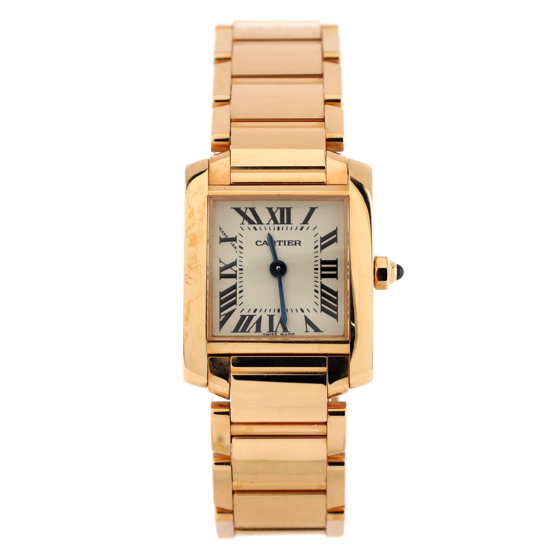 Tank Francaise Quartz Watch Rose Gold 20