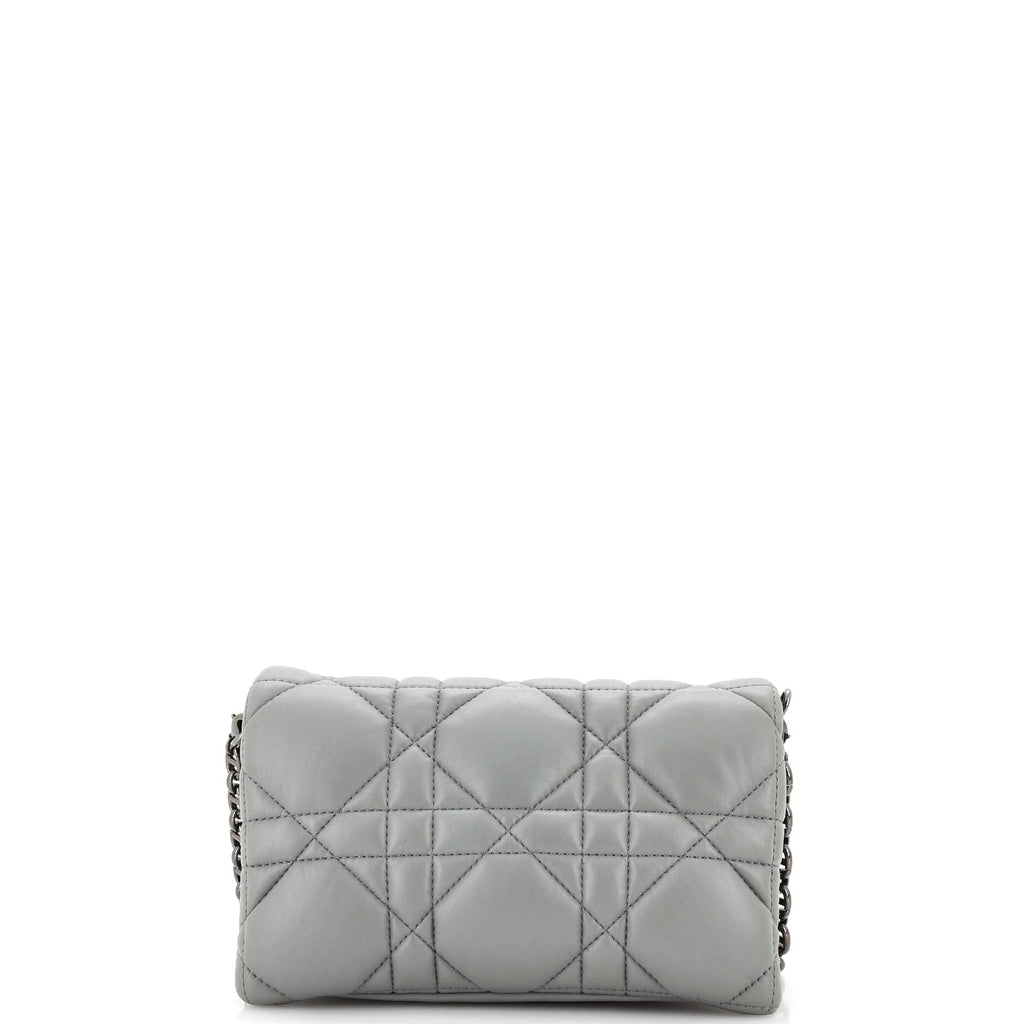 Caro Flap Pouch with Chain Macrocannage Quilt Calfskin Mini