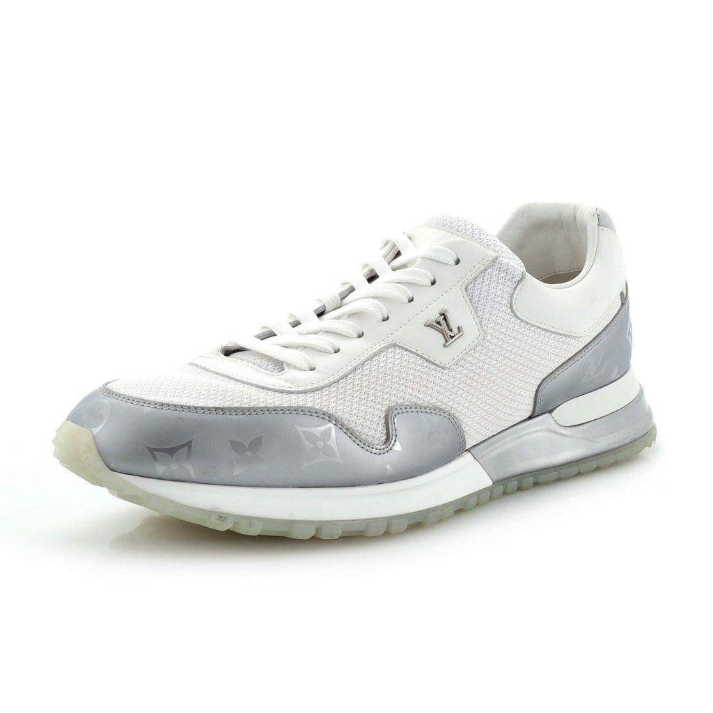 Men's Run Away Sneakers Mesh with Monogram Leather
