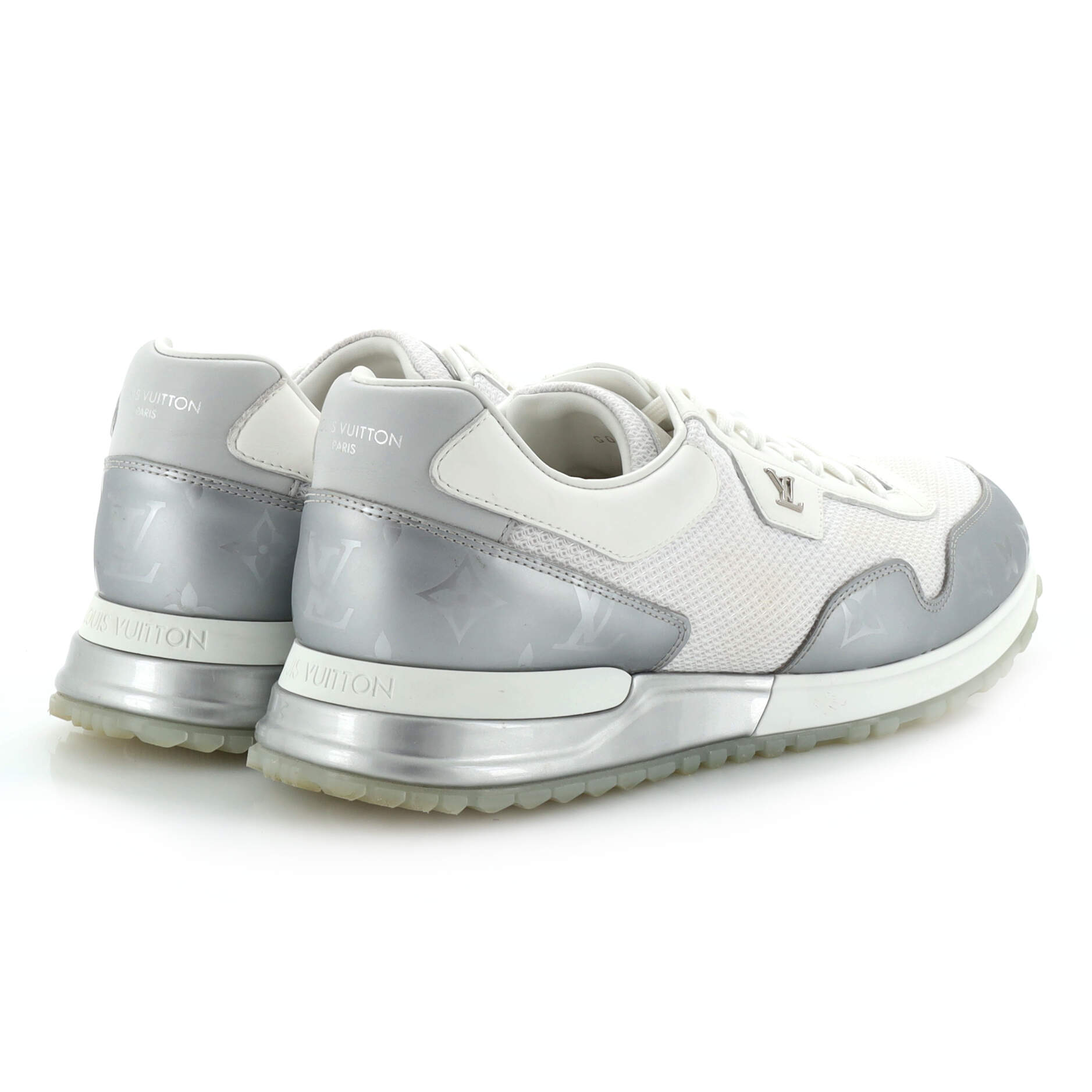 Men's Run Away Sneakers Mesh with Monogram Leather