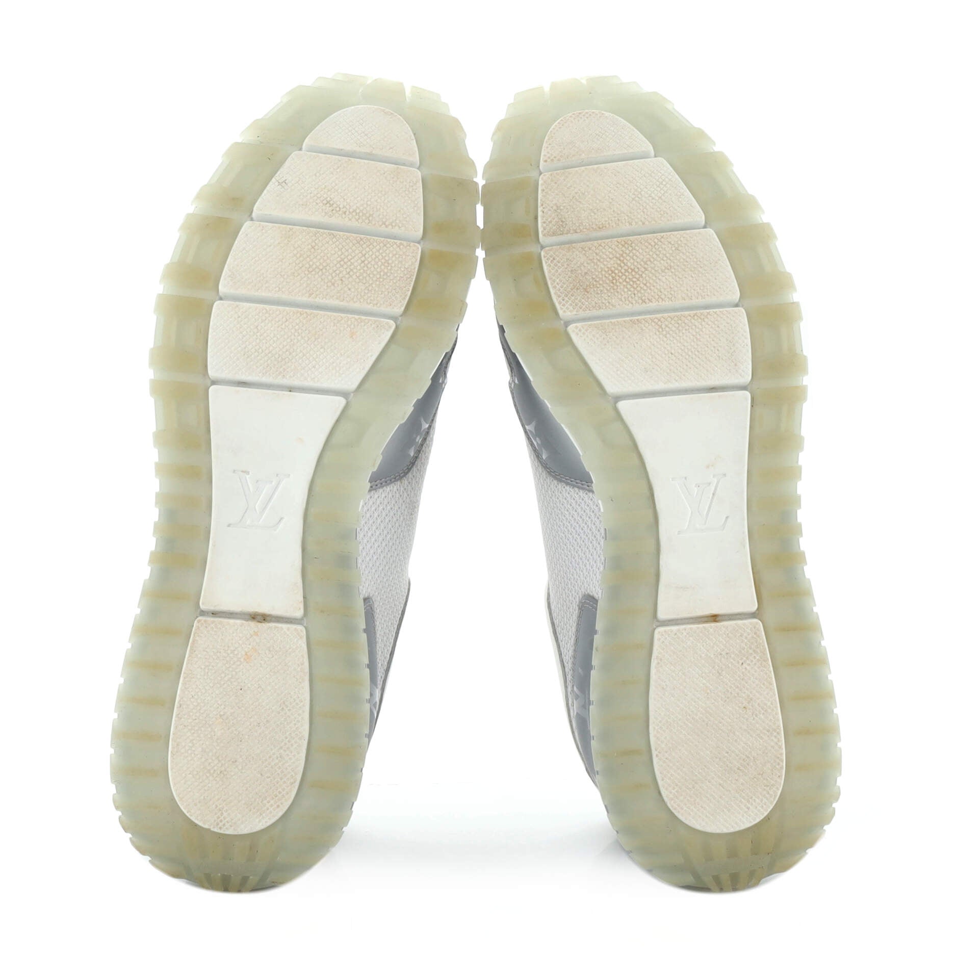 Men's Run Away Sneakers Mesh with Monogram Leather