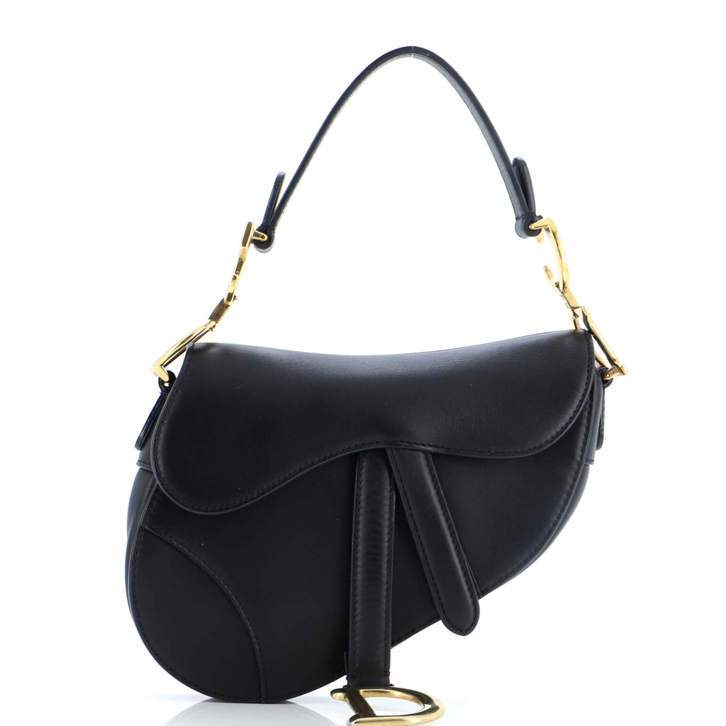 Saddle Handbag Leather Mini