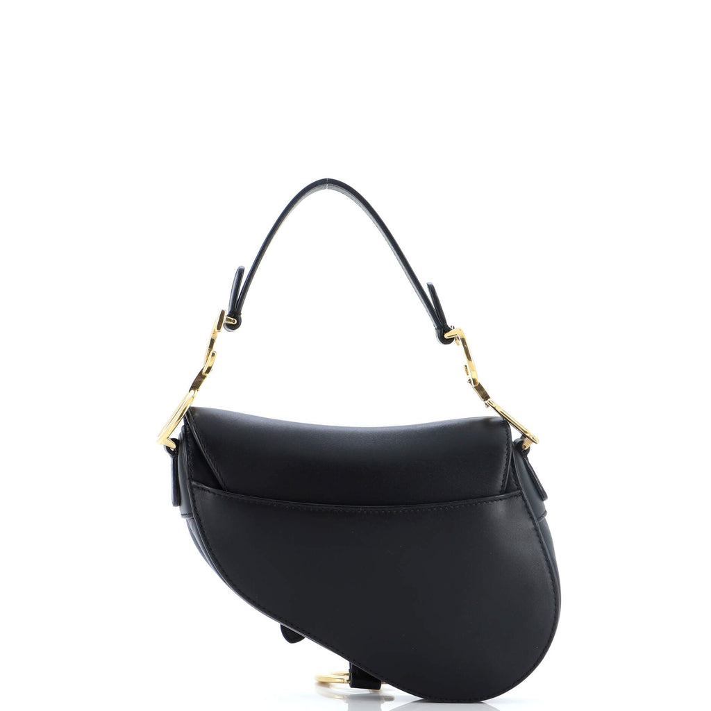 Saddle Handbag Leather Mini