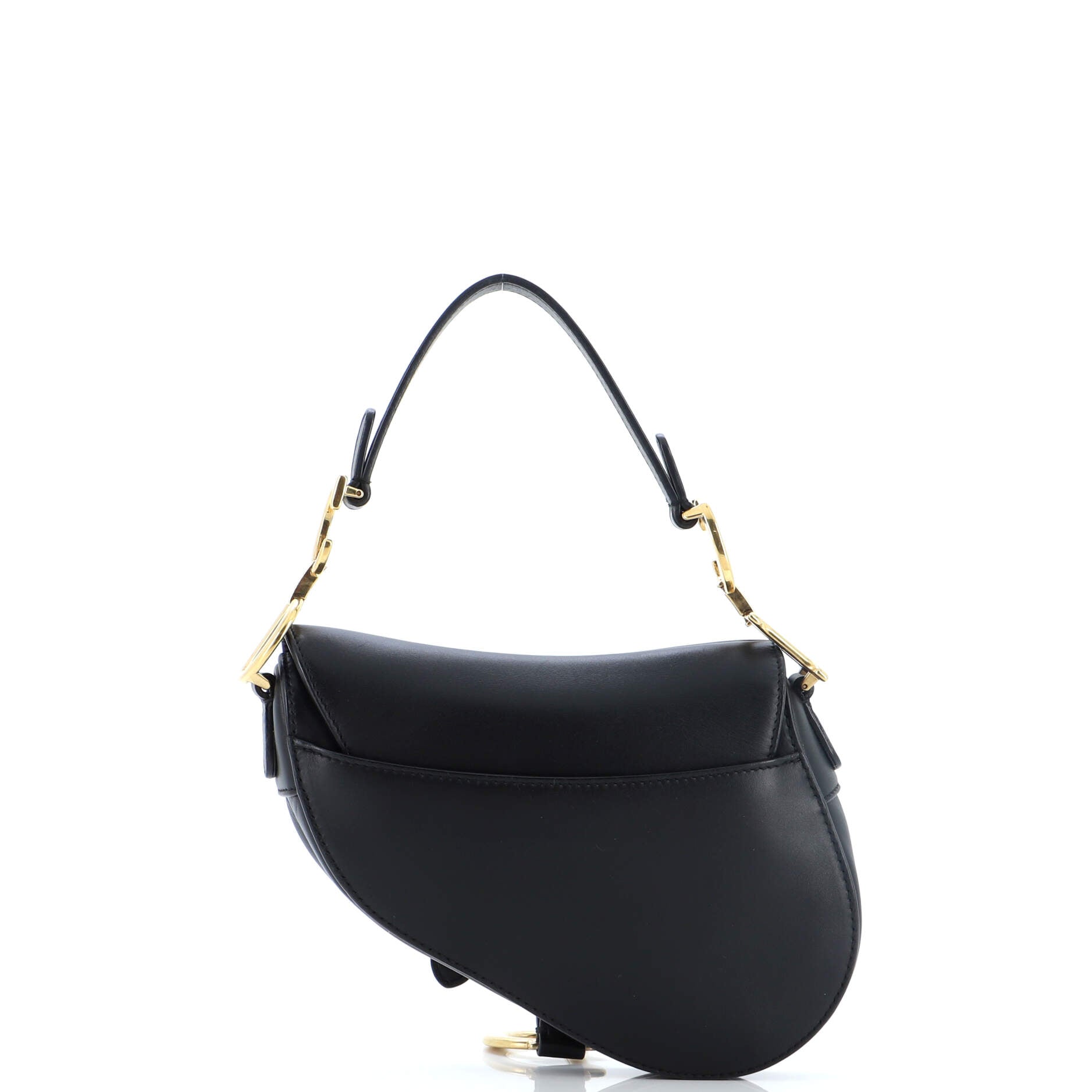 Saddle Handbag Leather Mini