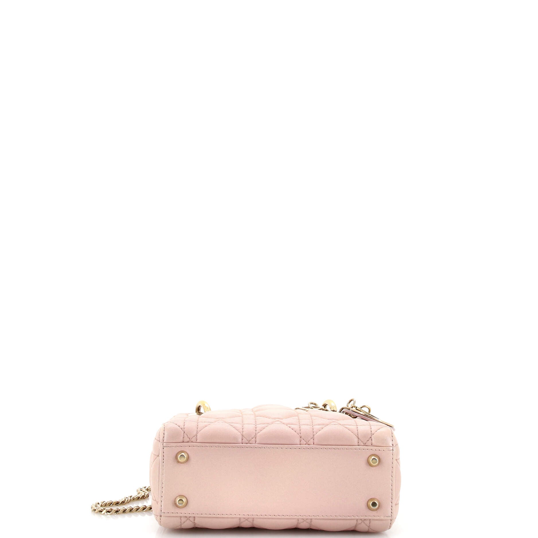 Lady Dior Chain Bag Cannage Quilt Lambskin Mini