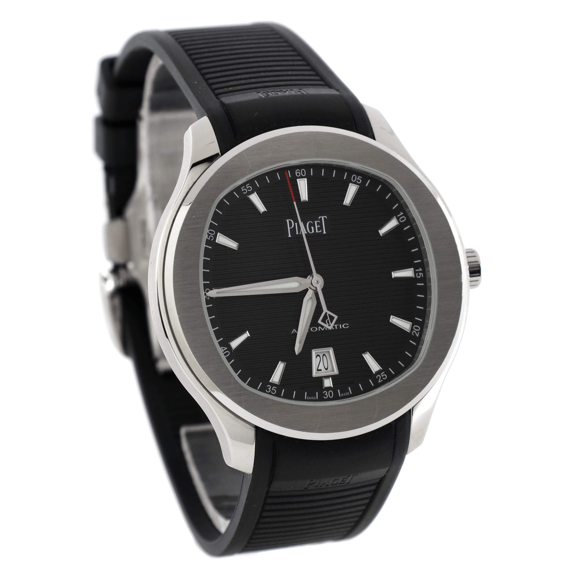 Polo S Automatic Watch Stainless Steel and Rubber 42