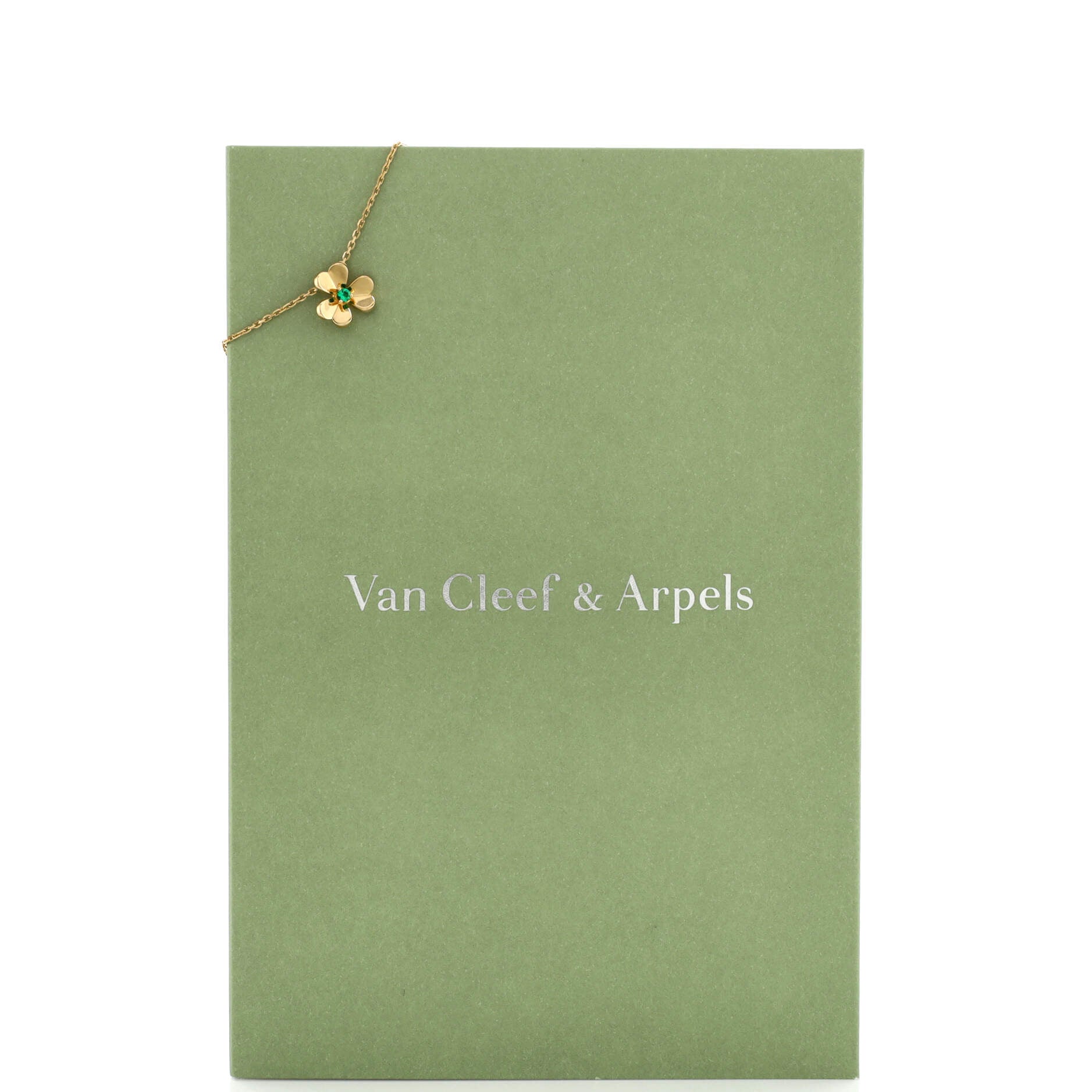 Frivole Pendant Necklace 18K Yellow Gold and Emerald Mini