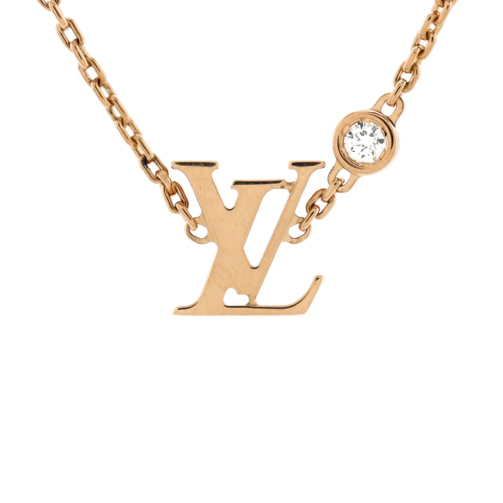 Idylle Blossom Diamond Pendant Necklace 18K Rose Gold