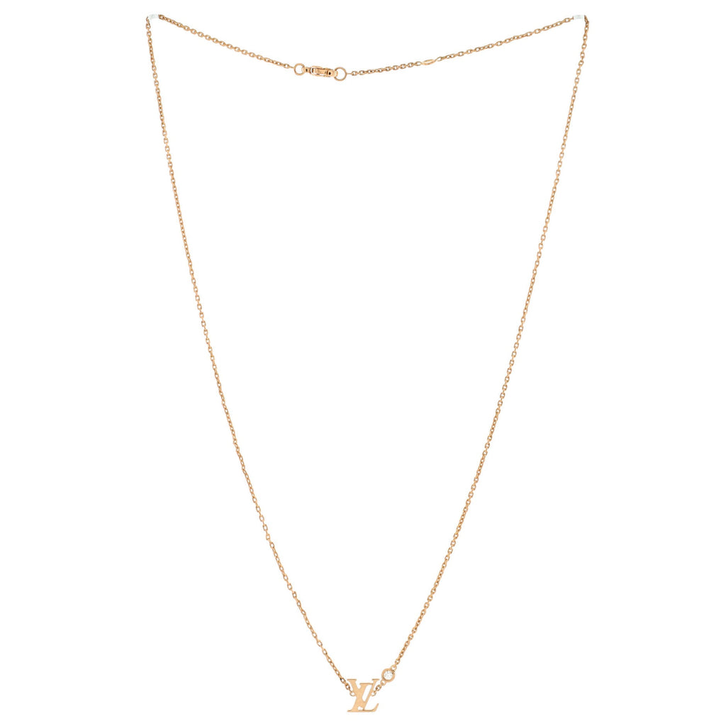 Idylle Blossom Diamond Pendant Necklace 18K Rose Gold