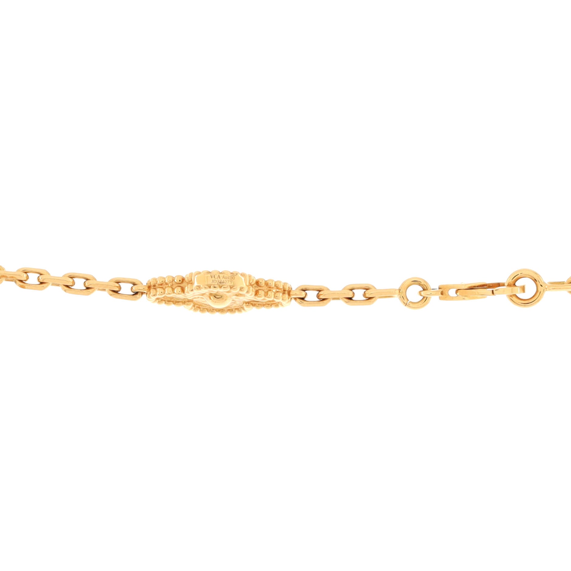 Vintage Alhambra 20 Motifs Necklace 18K Yellow Gold