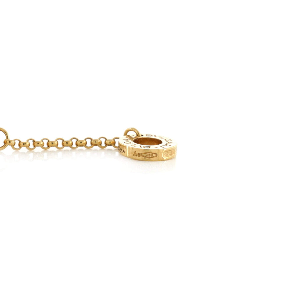 Bvlgari Bvlgari Pendant Necklace 18K Yellow Gold with Onyx