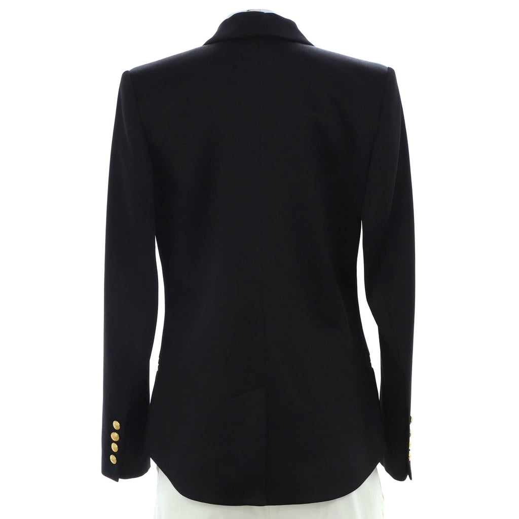 Women's Shawl Collar Double Breasted Blazer Viscose Blend