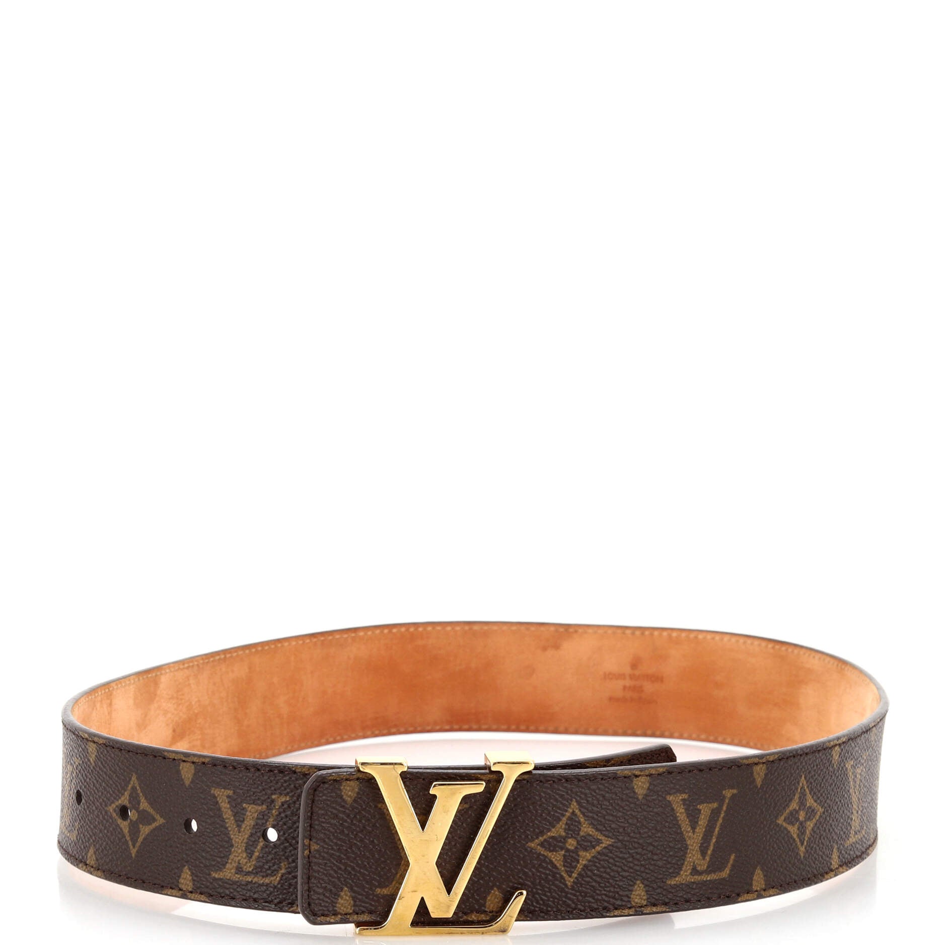 LV Initiales Belt Monogram Canvas Wide 80