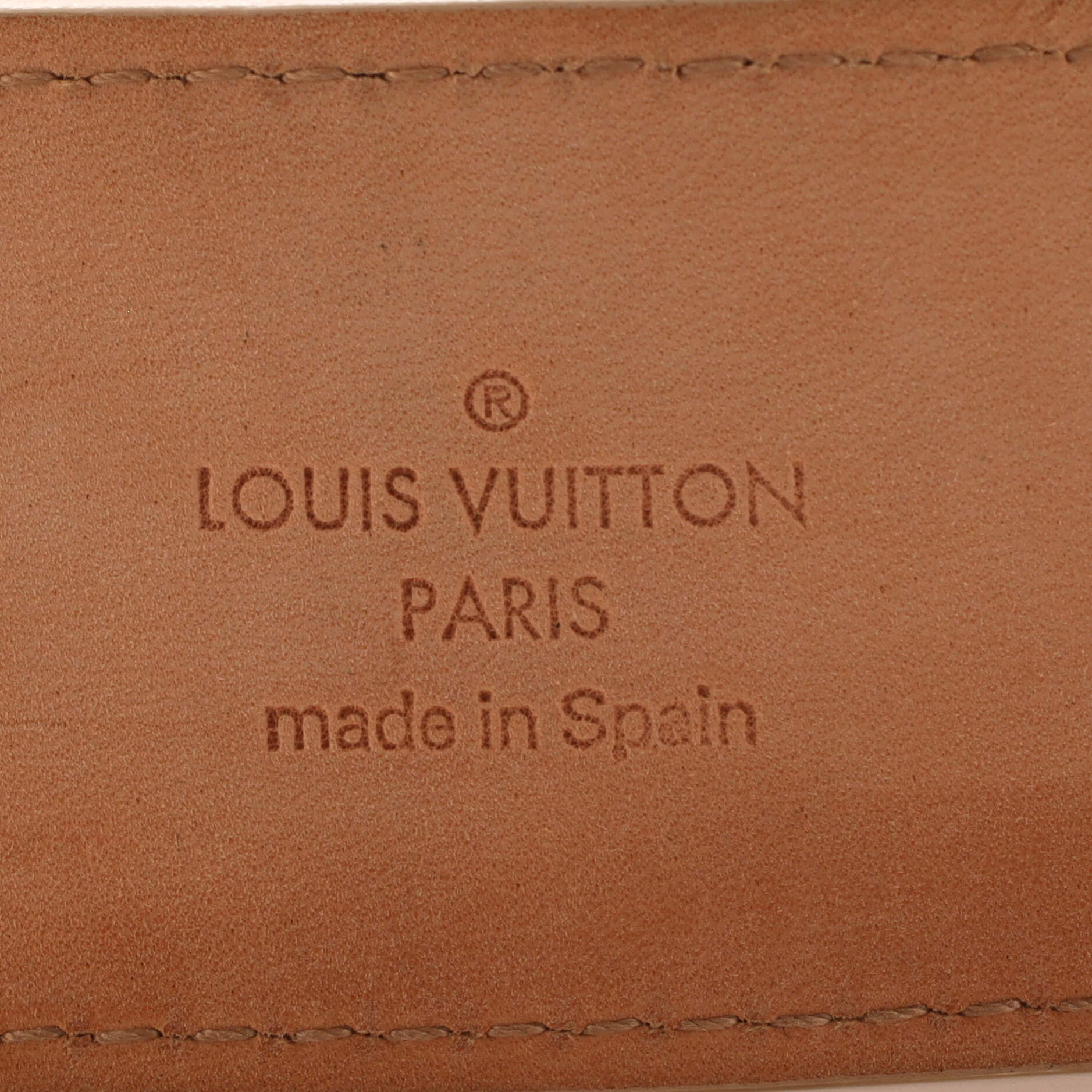 LV Initiales Belt Damier Wide 85