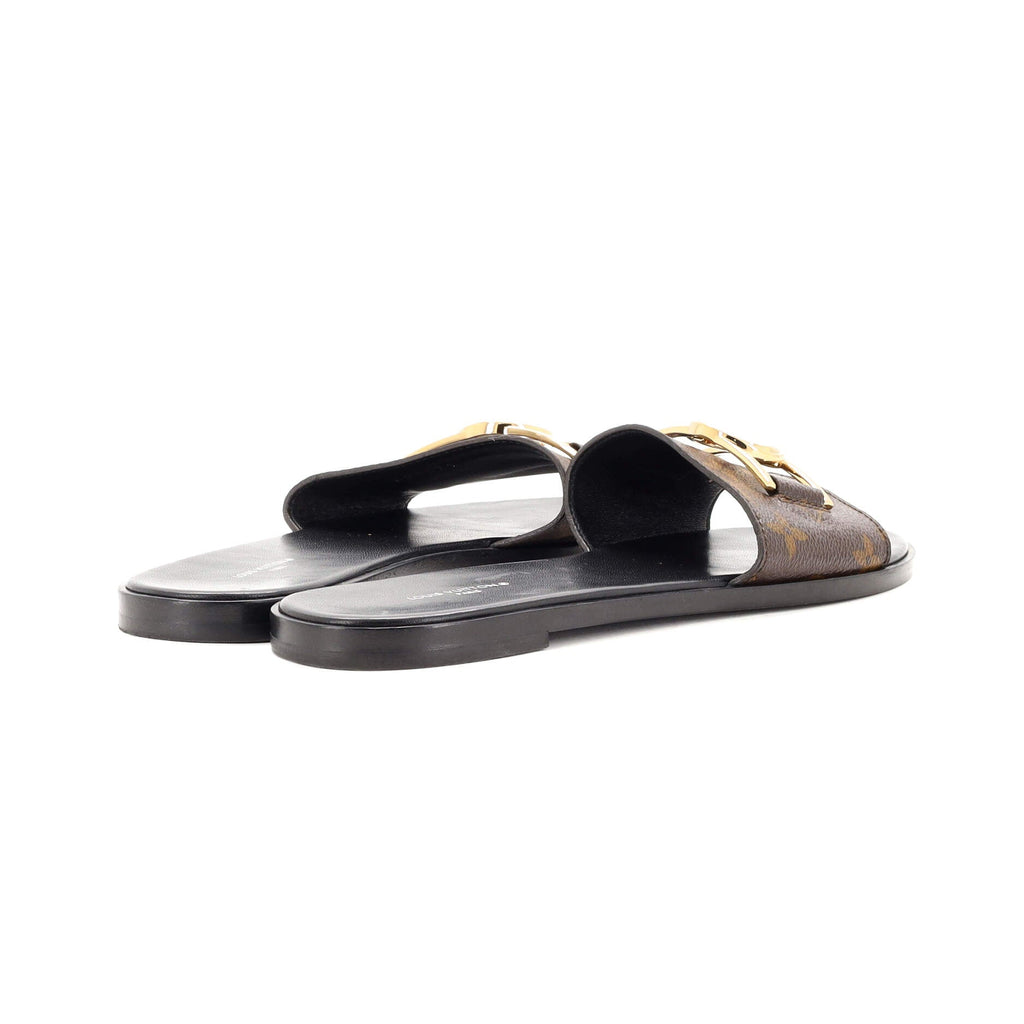 Women's Lock It Flat Mule Sandals Monogram Canvas