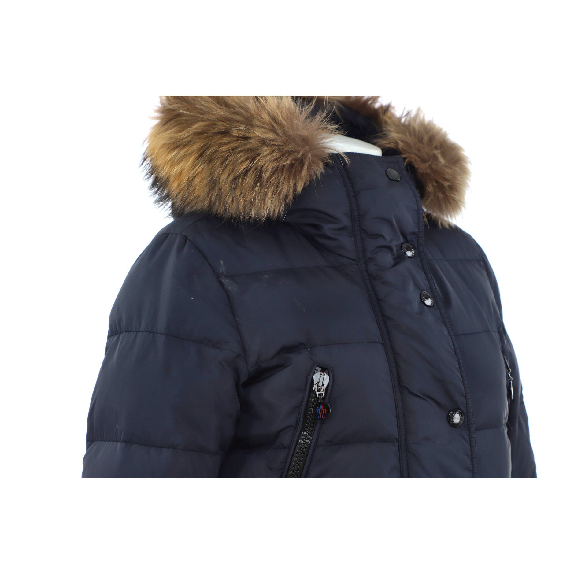 Women's Fragon Hooded Puffer coat Quilted Polyamide with Down and Fur