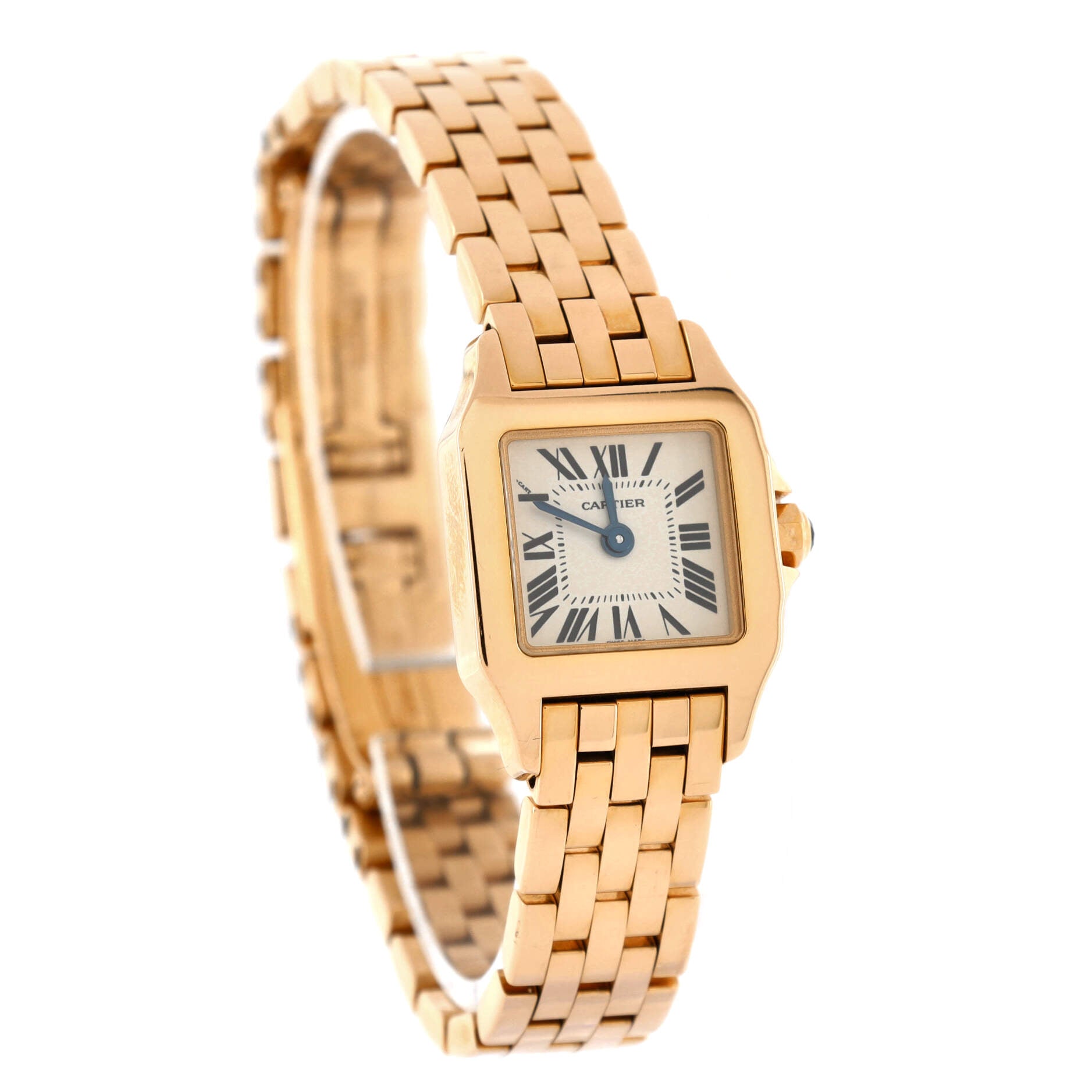 Santos Demoiselle Quartz Watch Rose Gold 17