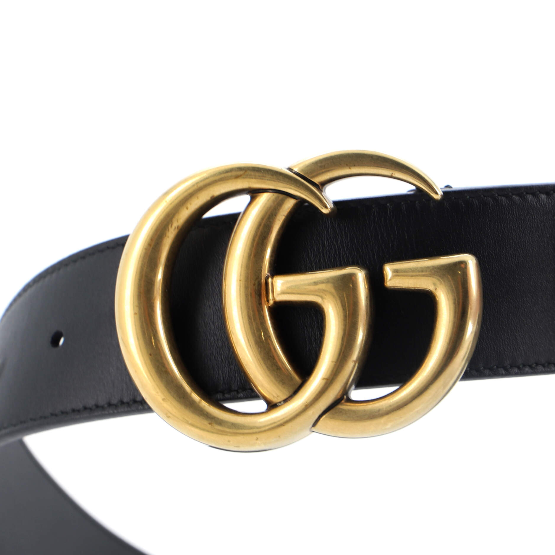 GG Marmont Belt Leather Medium 75