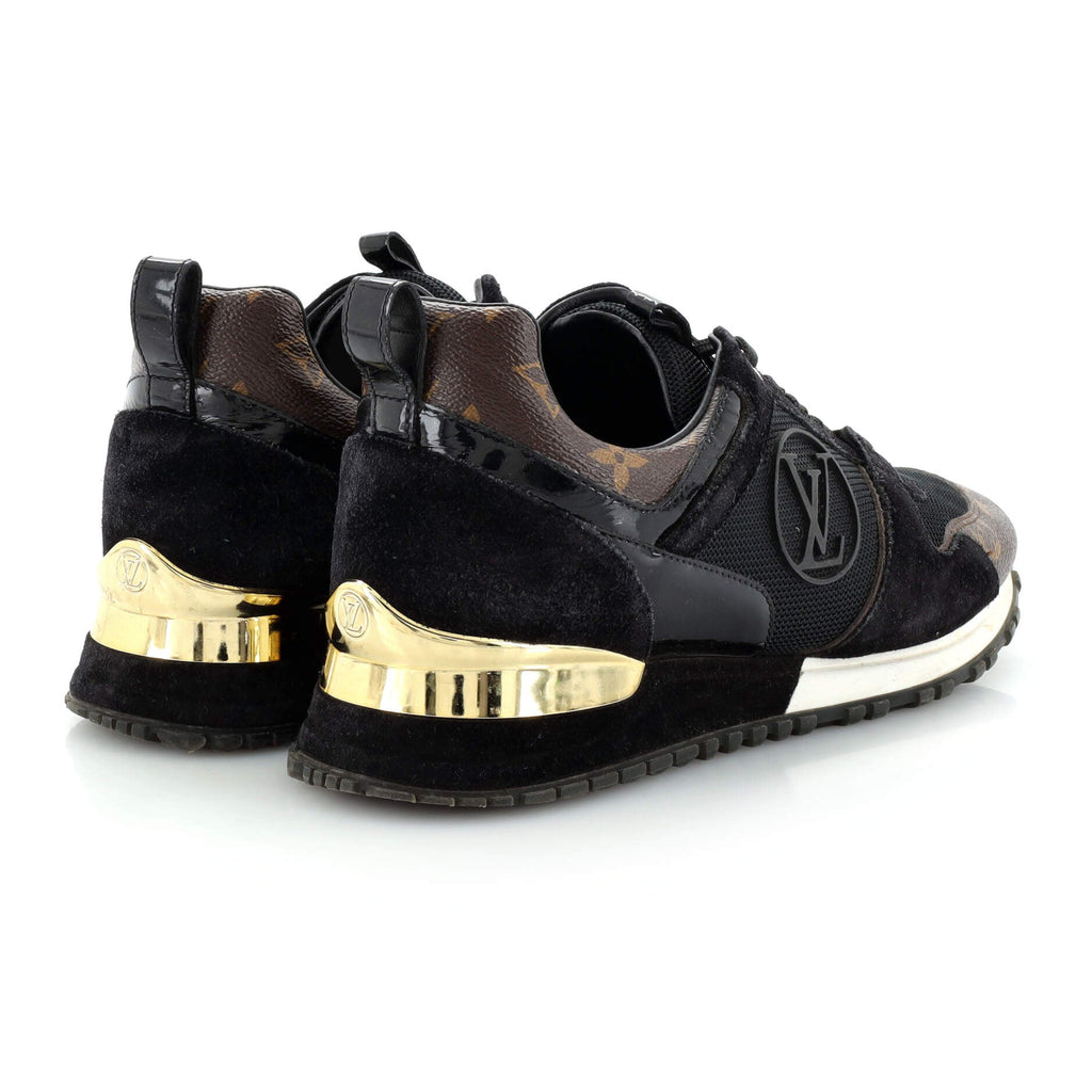 Women's Run Away Sneakers Mesh with Monogram Canvas and Suede