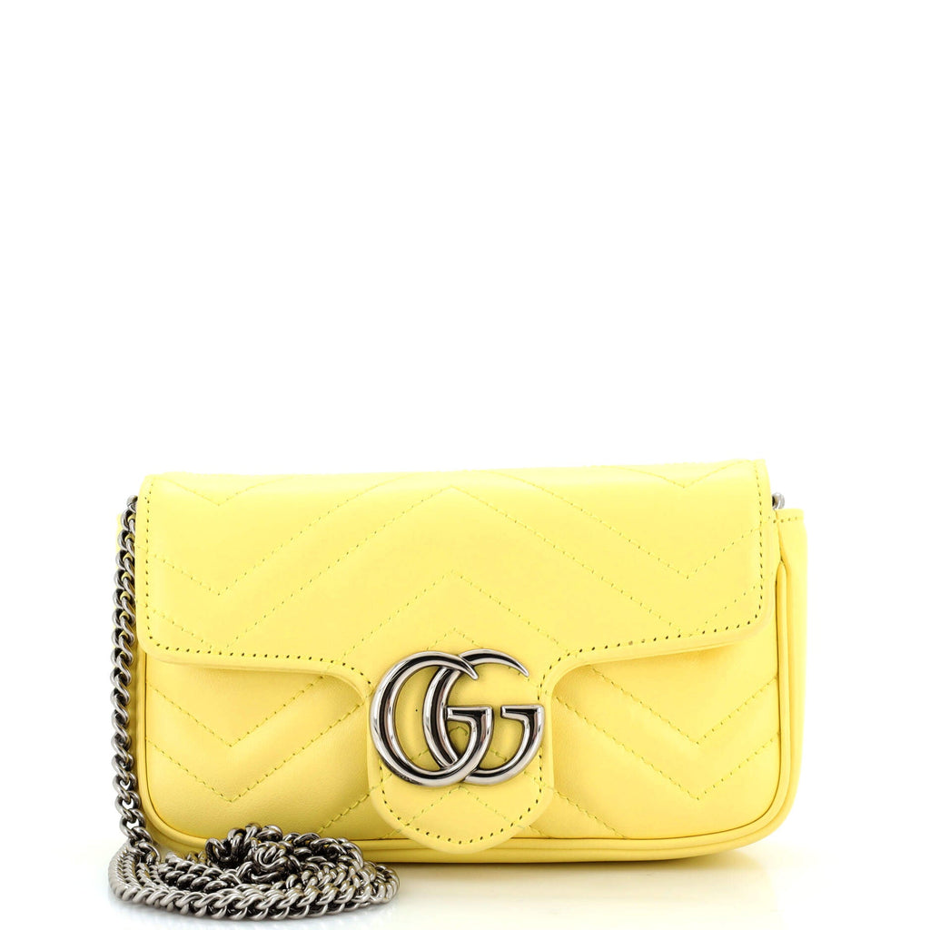 GG Marmont Flap Bag Matelasse Leather Super Mini