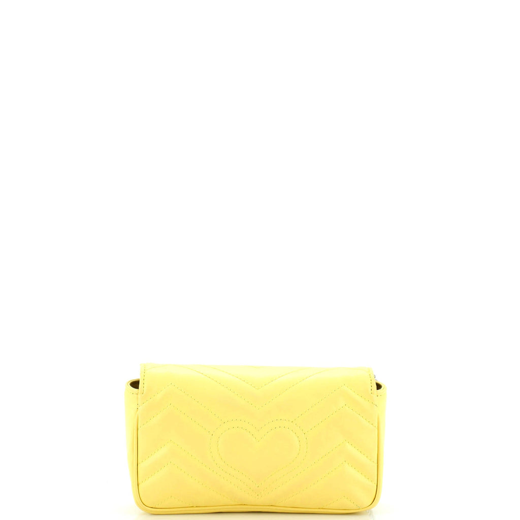 GG Marmont Flap Bag Matelasse Leather Super Mini