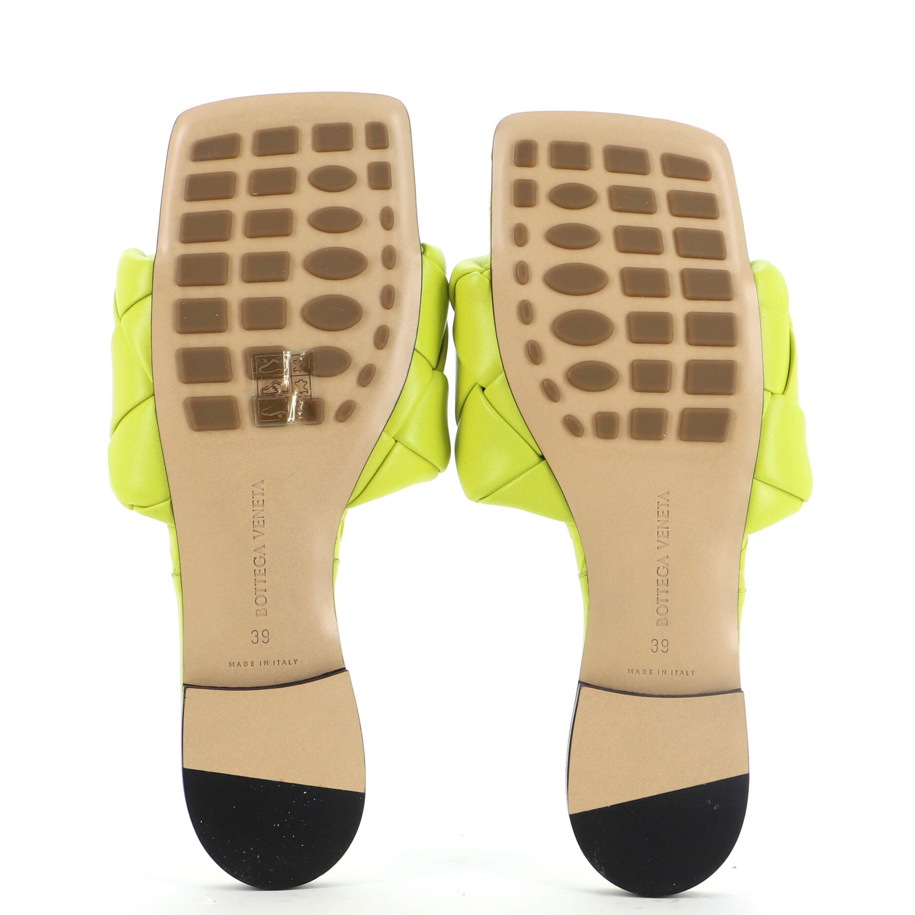 Women's Lido Flat Sandals Maxi Intrecciato Leather