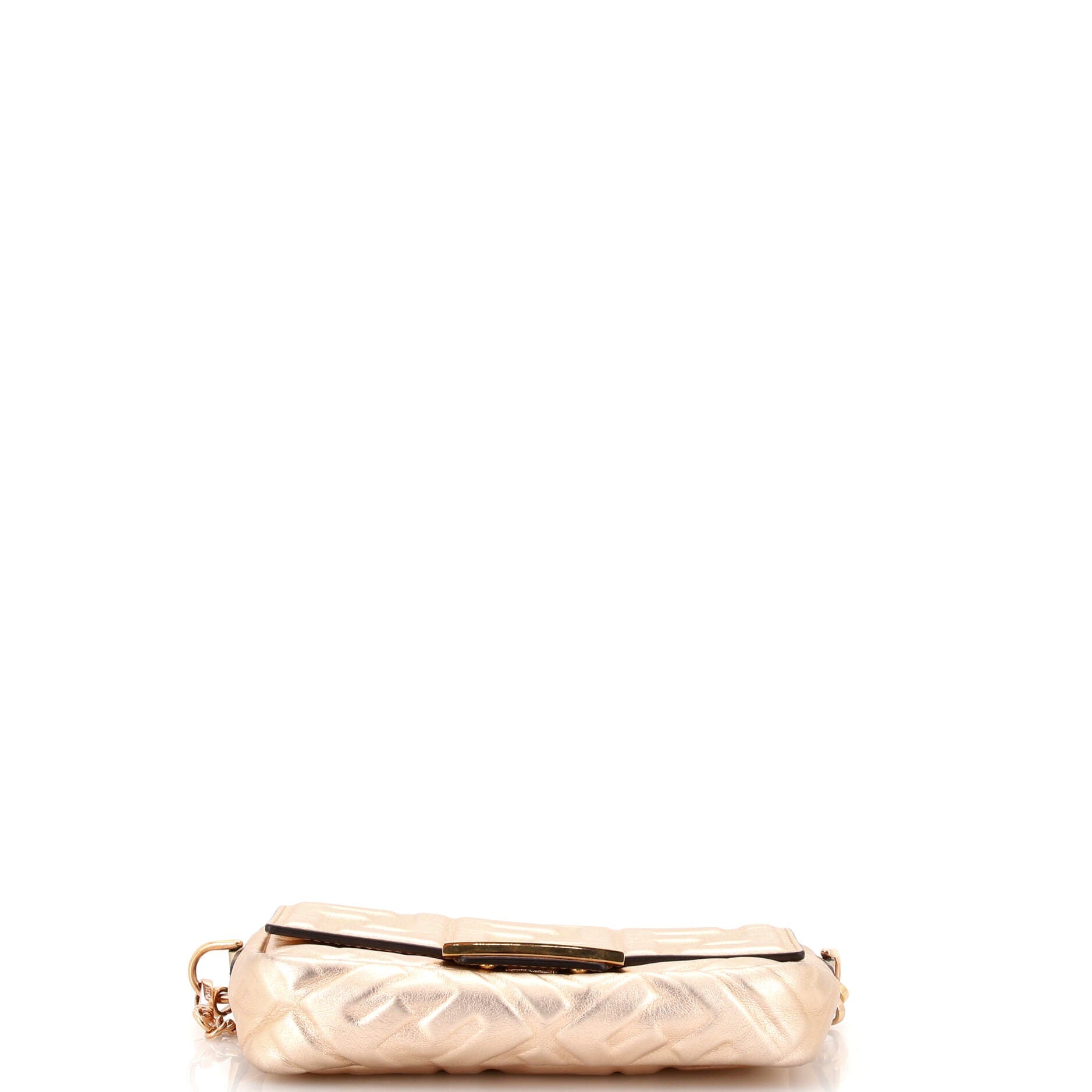 Baguette NM Bag Zucca Embossed Leather Mini