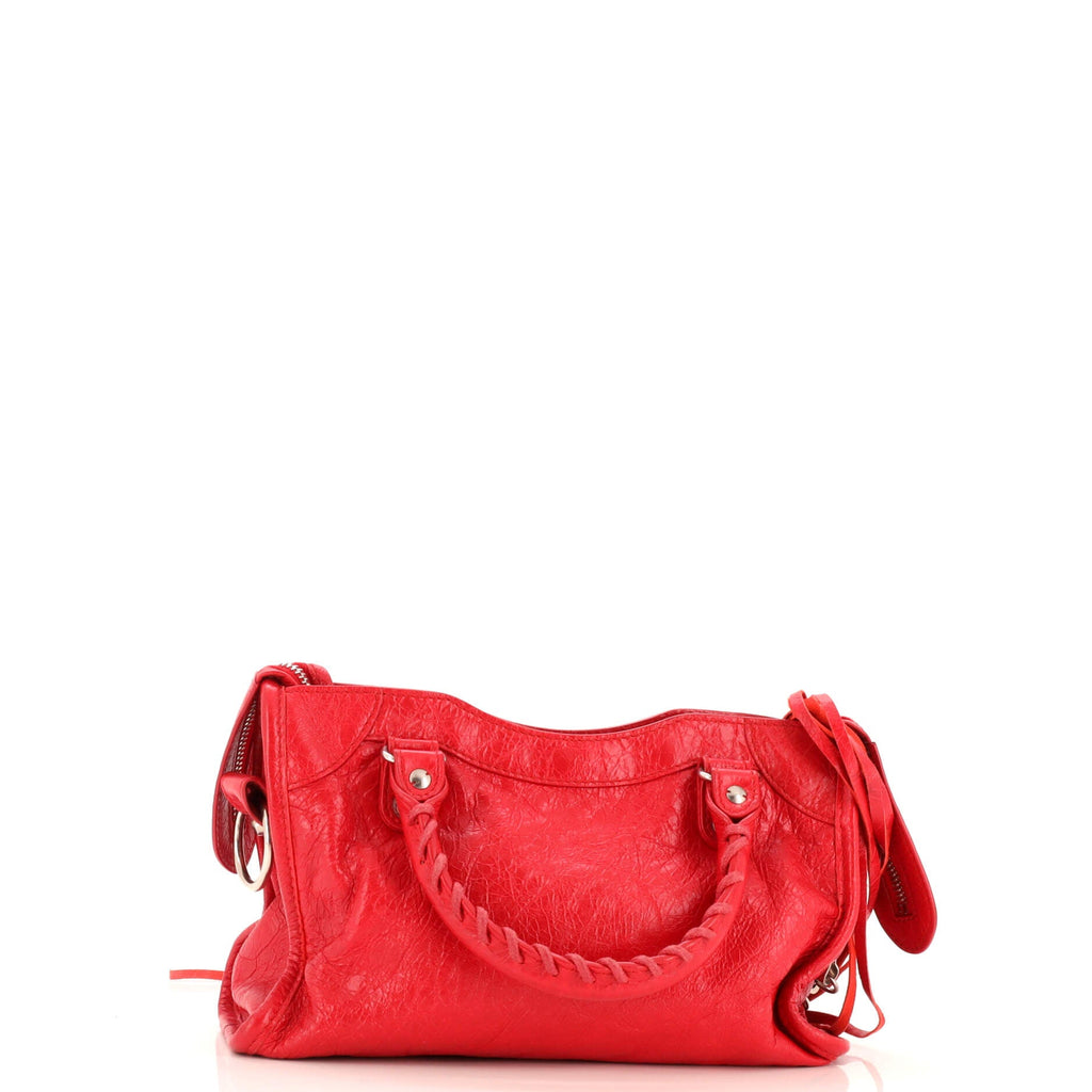 Logo Strap City Classic Studs Bag Leather Mini