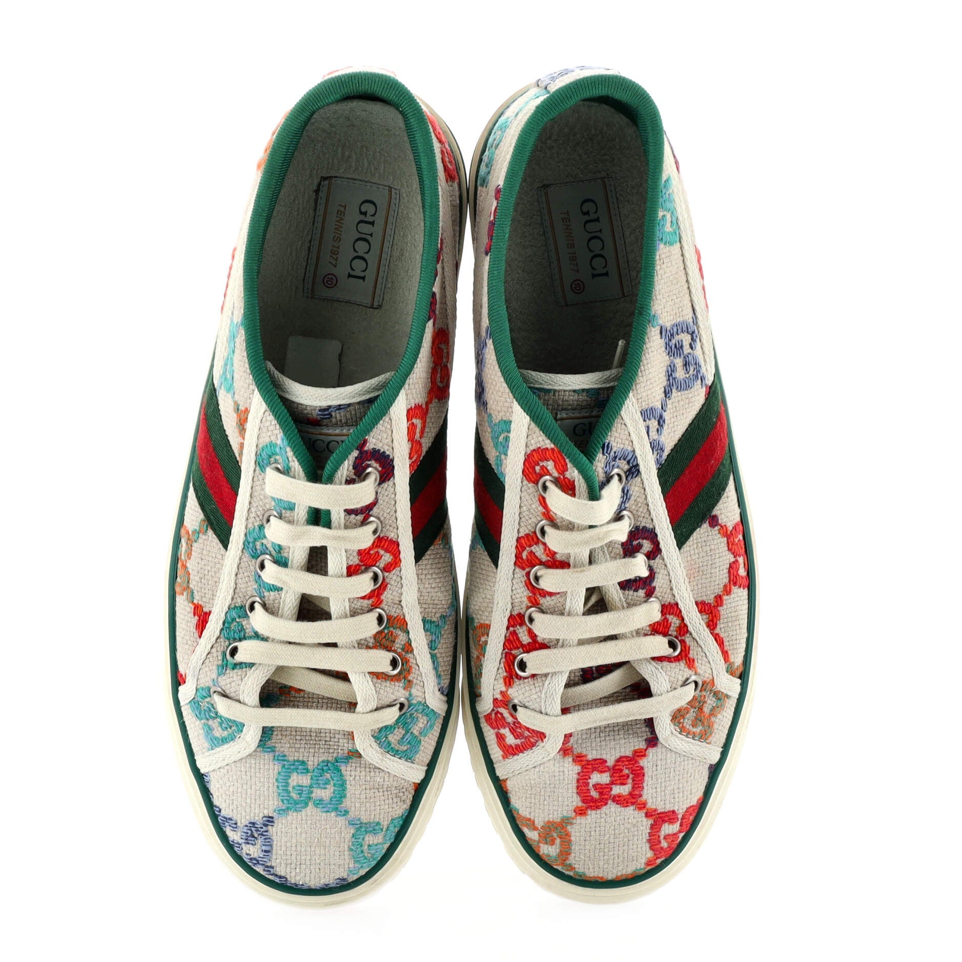 1977 Tennis Sneakers GG Embroidered Canvas
