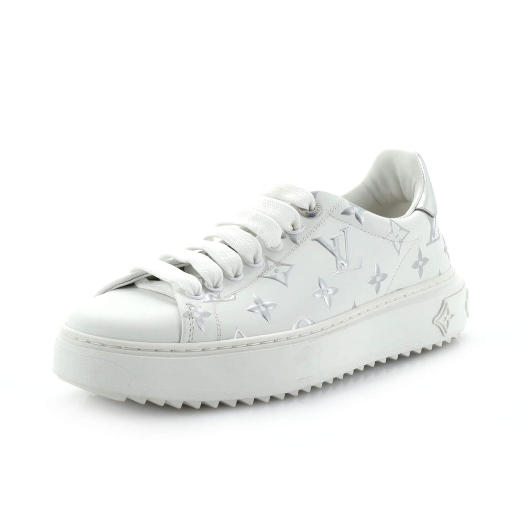 Women's Time Out Sneakers Monogram Print Leather