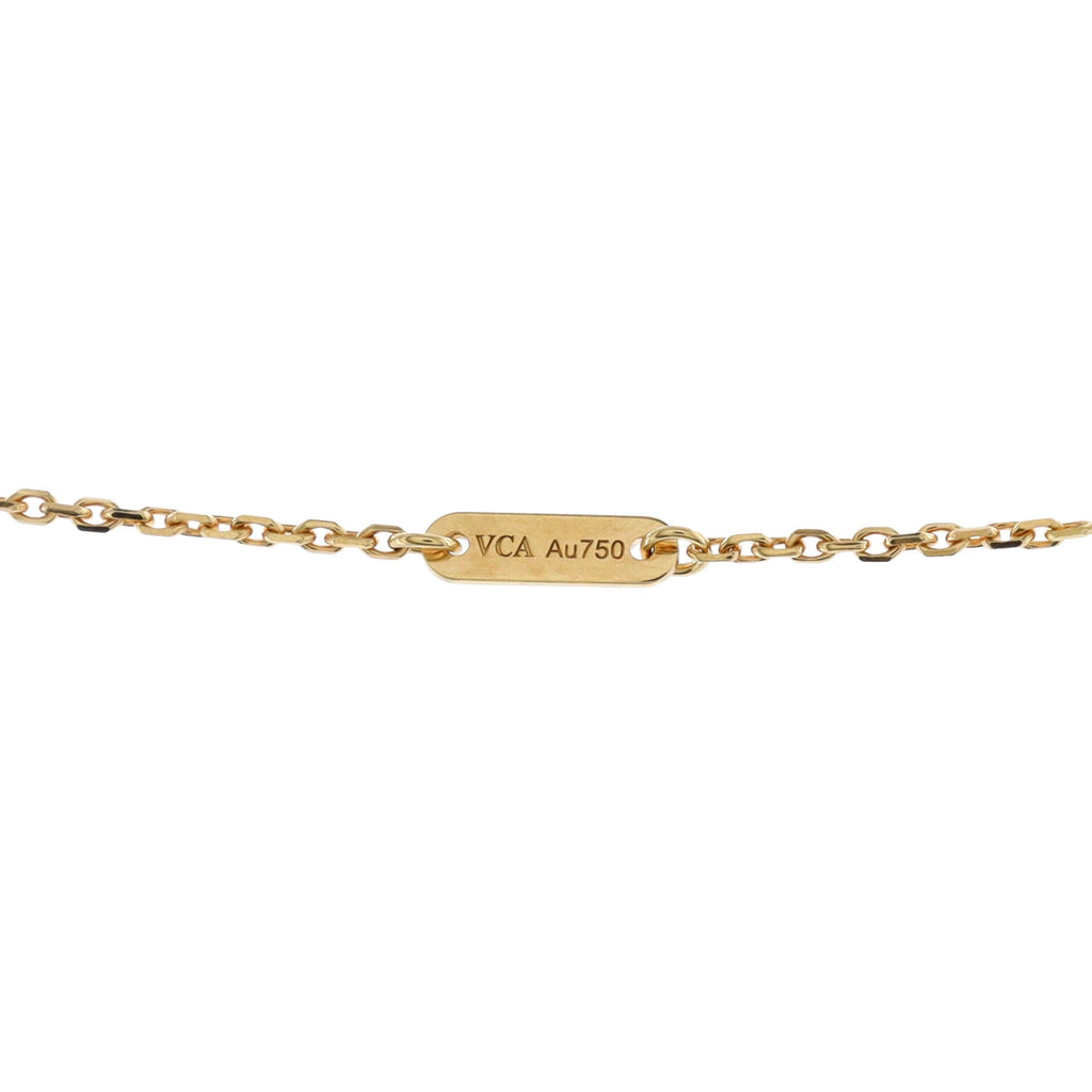 Frivole Pendant Necklace 18K Yellow Gold with Pave Diamonds Mini
