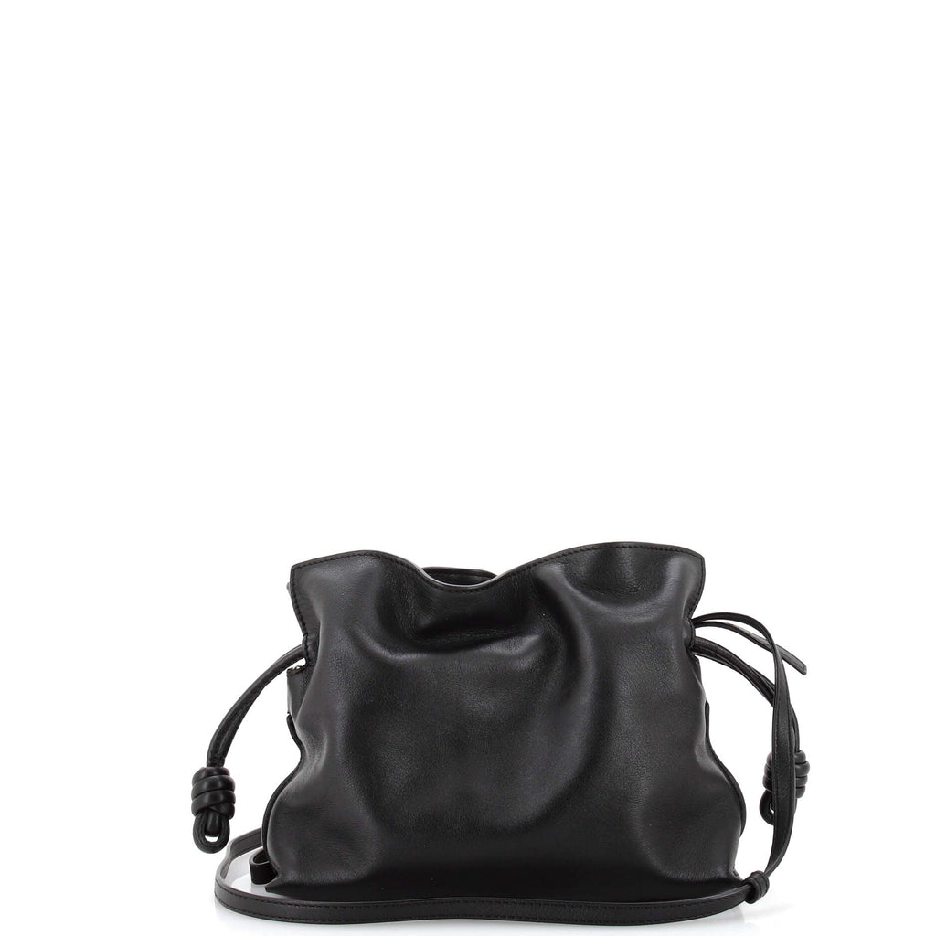 Flamenco Knot Clutch Leather Mini