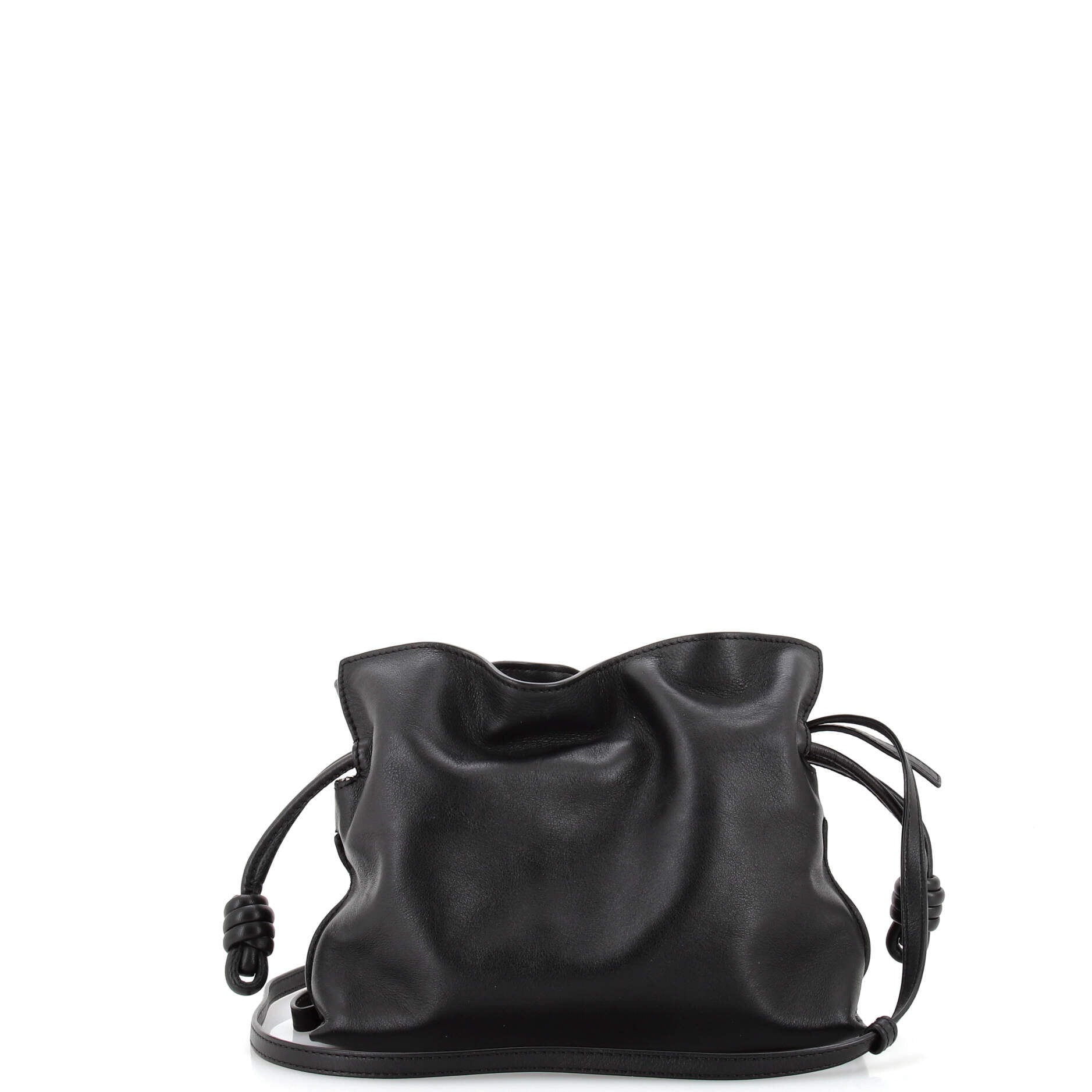 Flamenco Knot Clutch Leather Mini