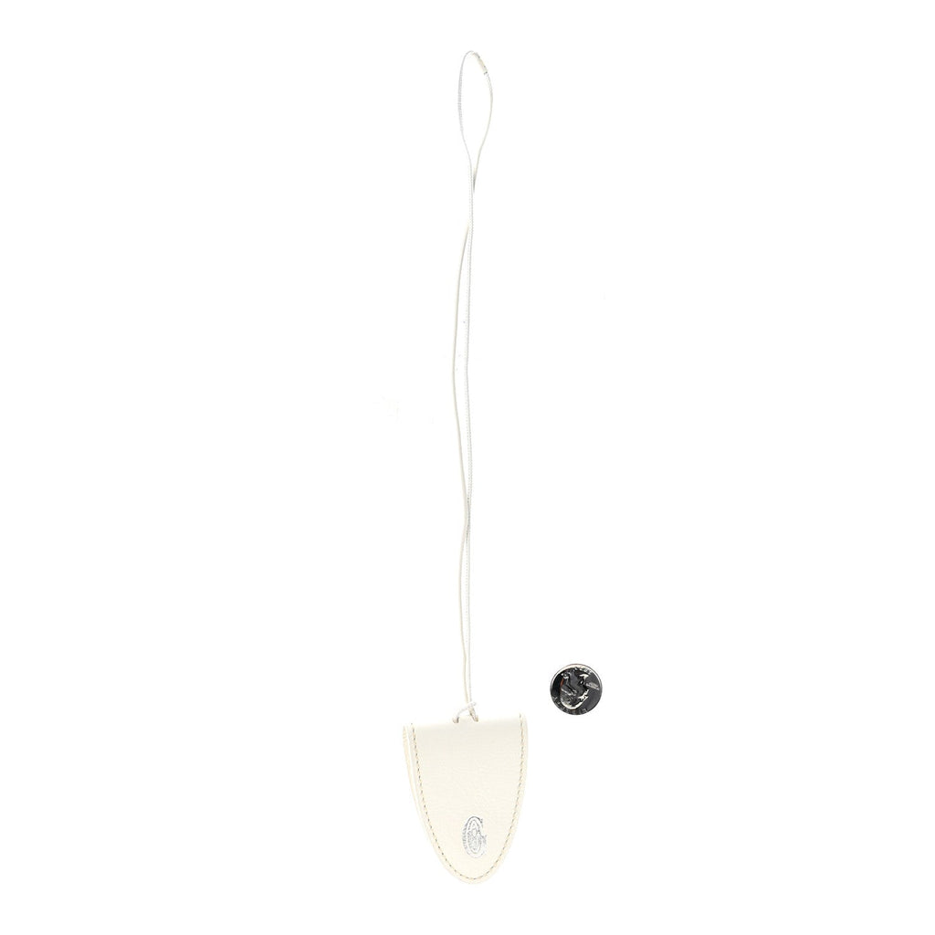 Calfskin Bag Clip White