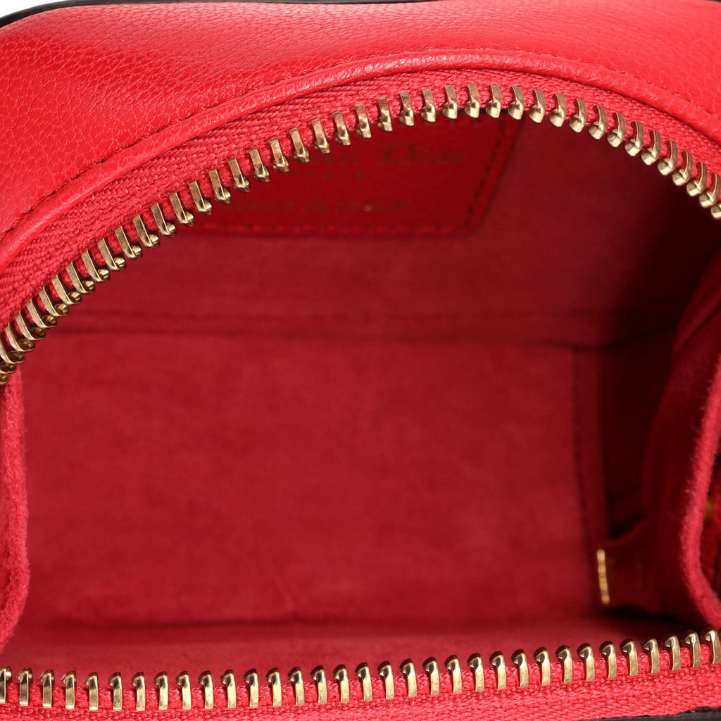 Saddle Shoulder Strap Pouch Goatskin Mini