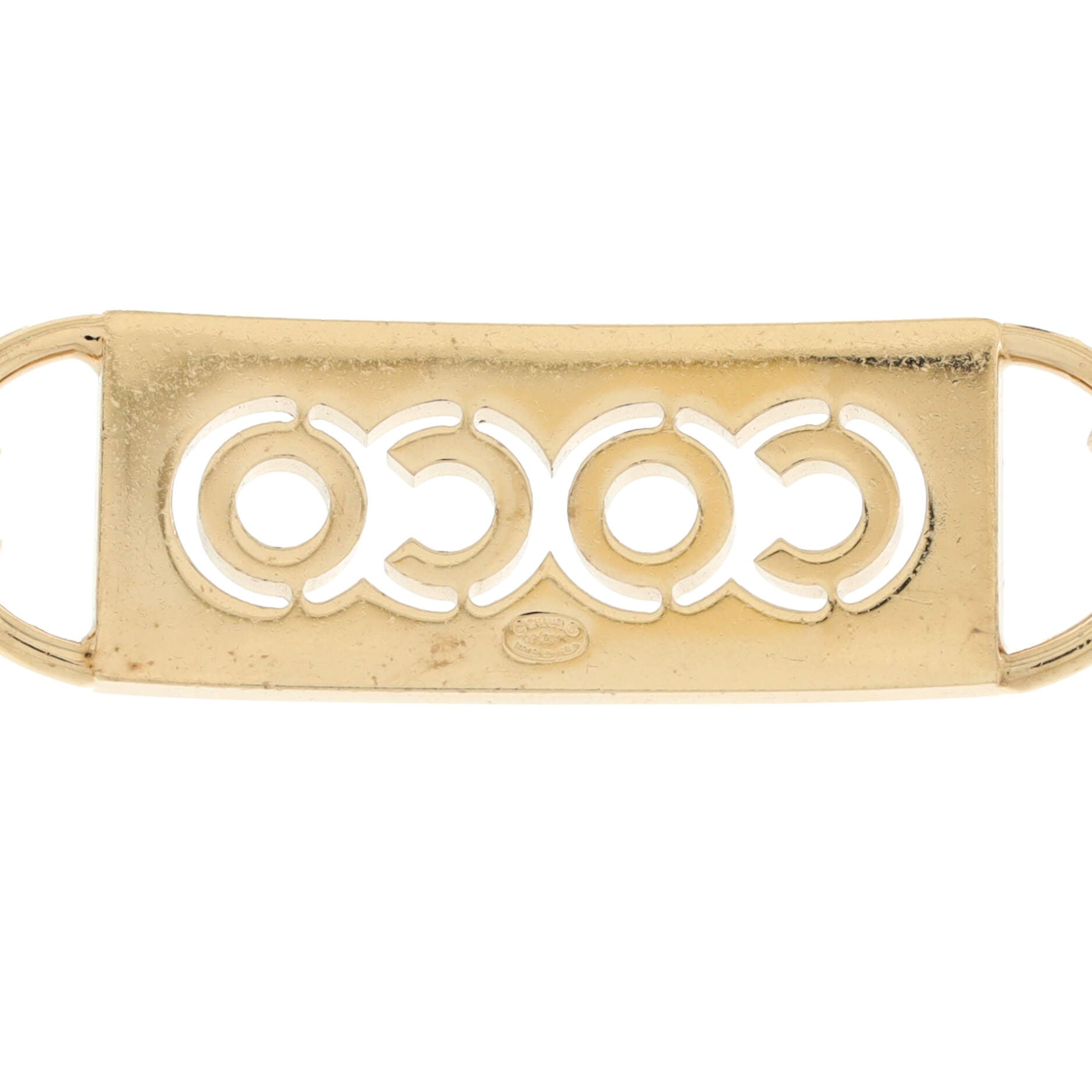 Coco Double Chain Belt Metal with Crystals 80