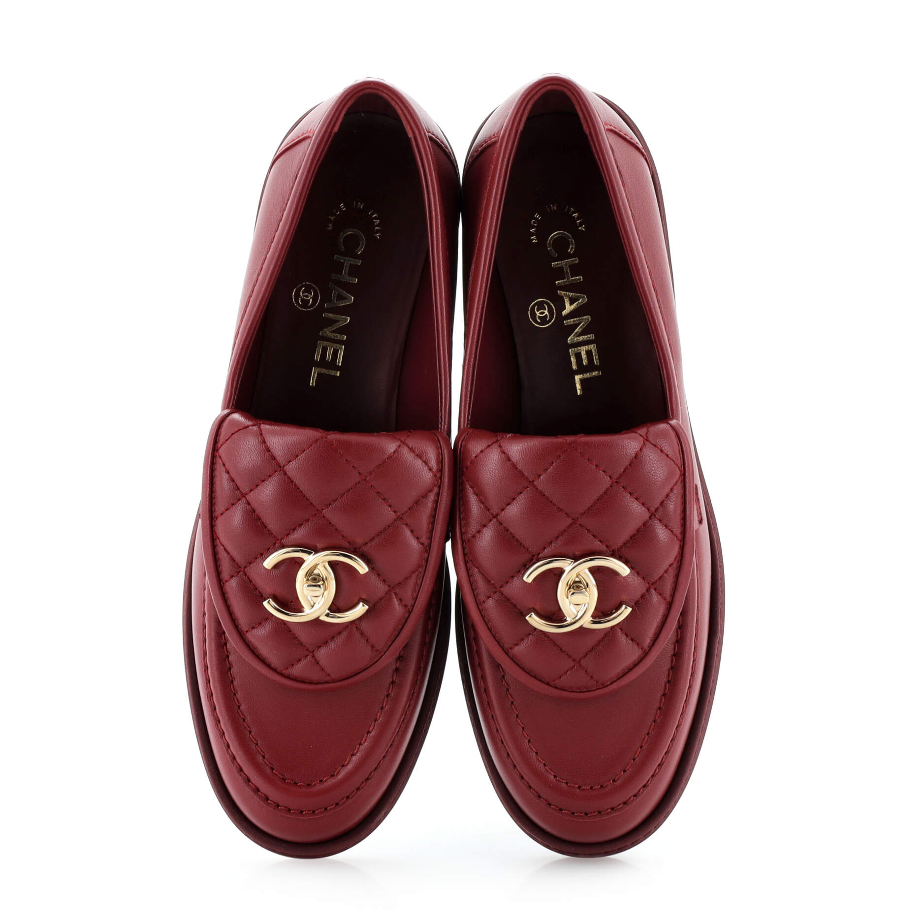 Women's CC Loafers Quilted Patent