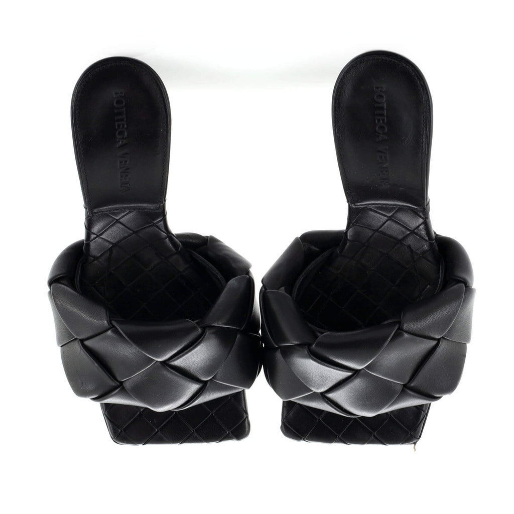 Women's Lido Heeled Sandals Maxi Intrecciato Leather