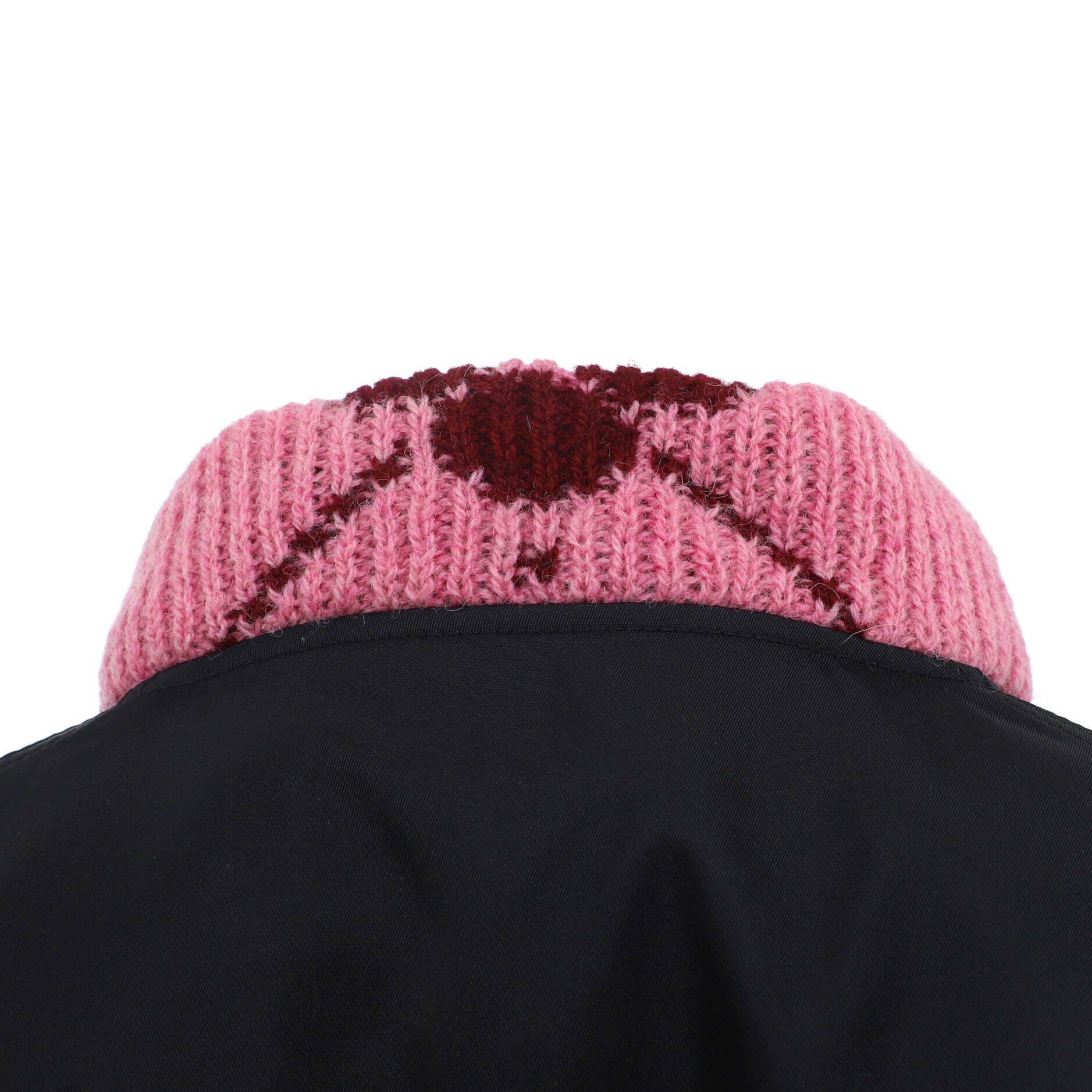 x Raf Simons Women's logo pocket bomber jacket Re-Nylon with Jacquard Knit