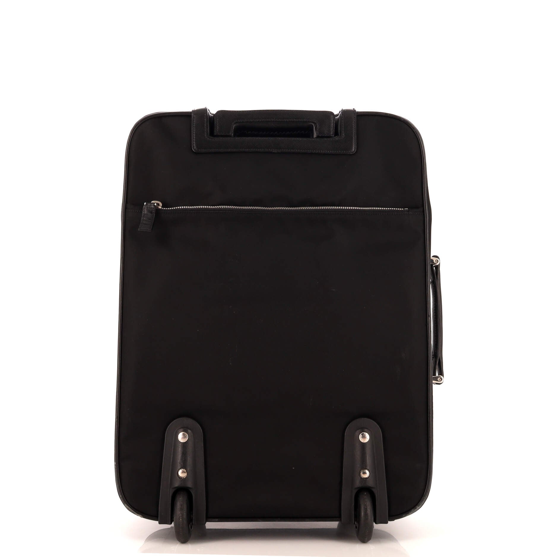 Trolley Rolling Luggage Tessuto and Saffiano Leather Mini
