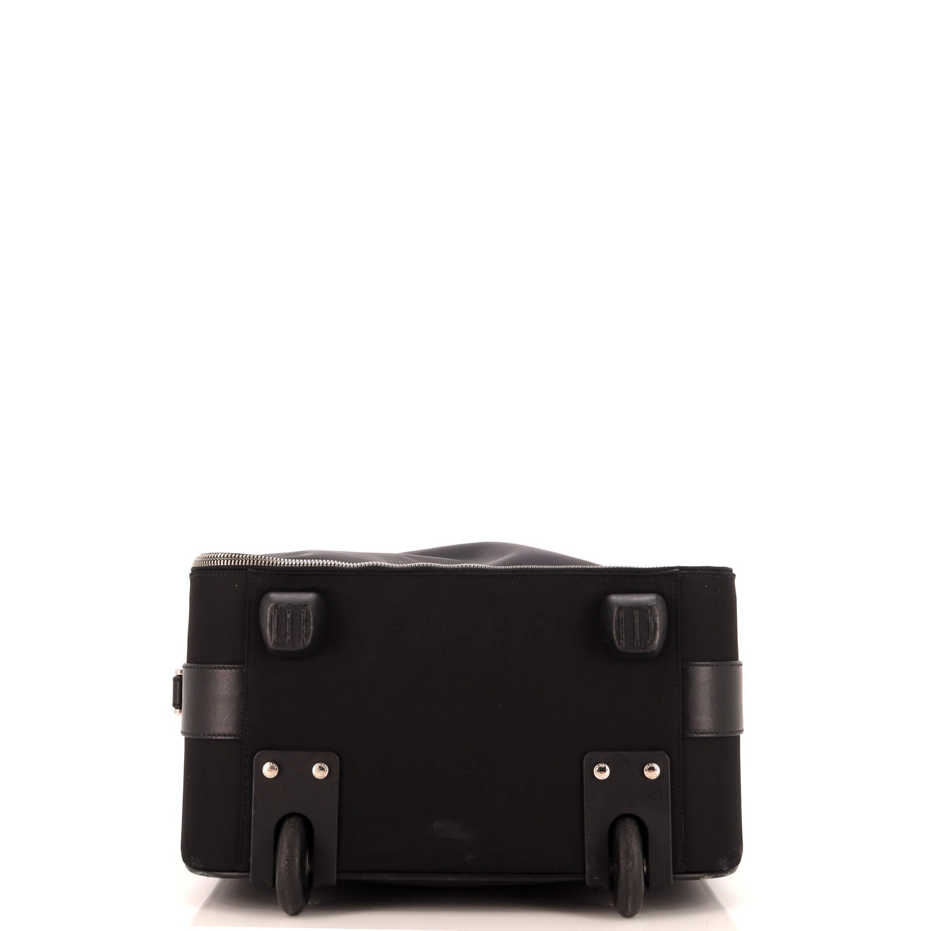 Trolley Rolling Luggage Tessuto and Saffiano Leather Mini