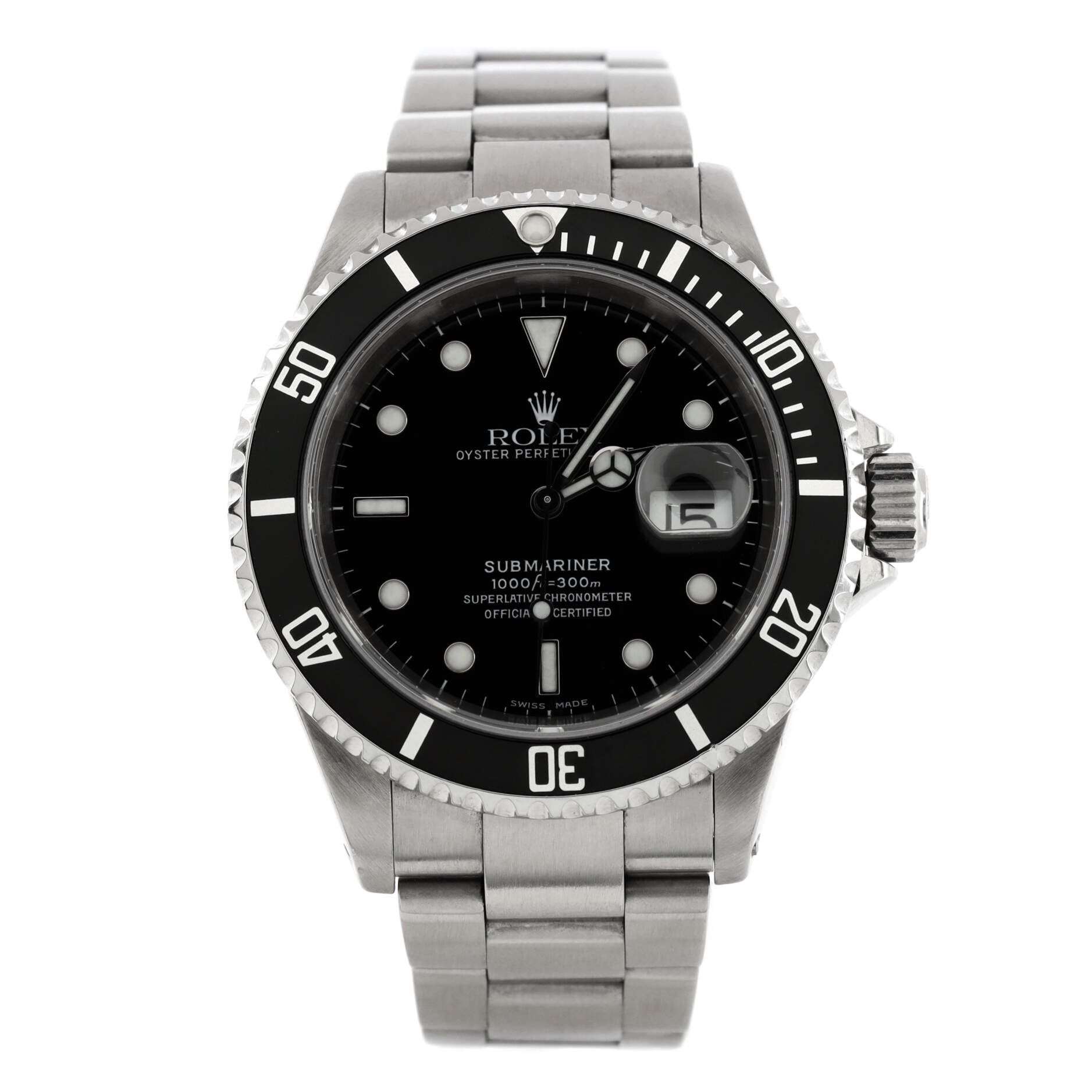 Oyster Perpetual Submariner Date Automatic Watch Stainless Steel 40
