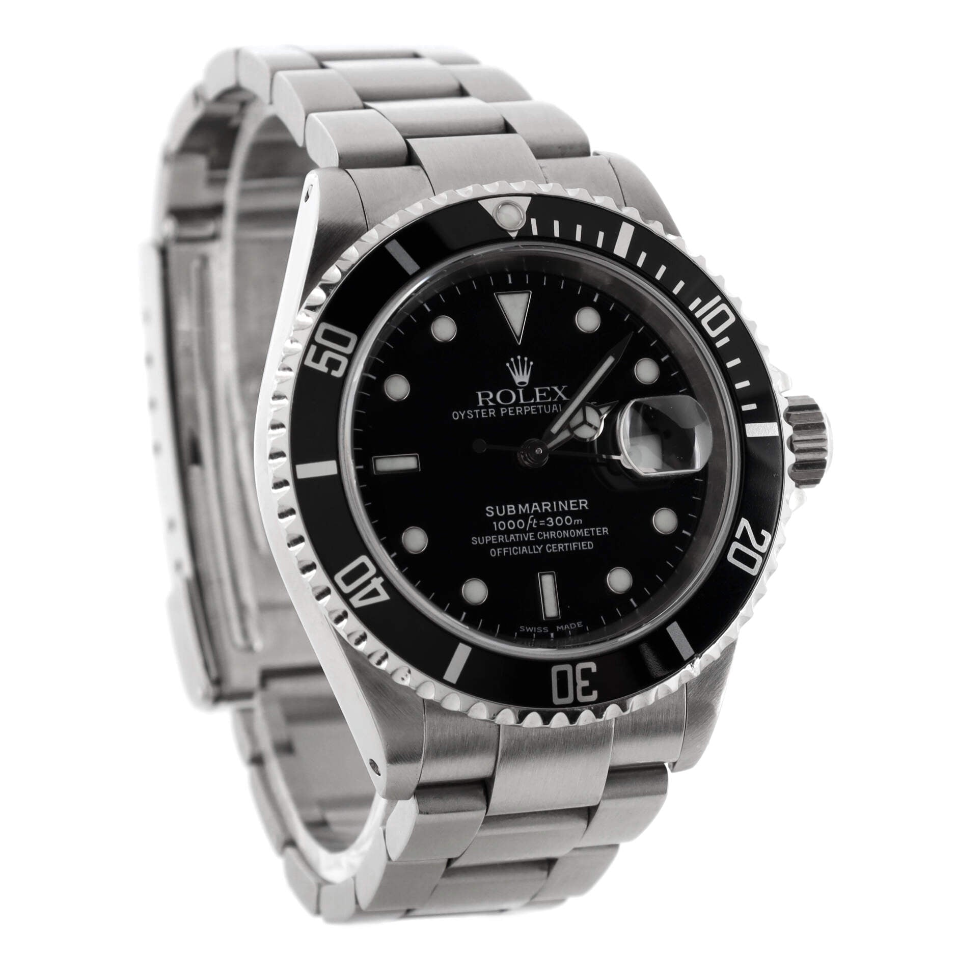 Oyster Perpetual Submariner Date Automatic Watch Stainless Steel 40