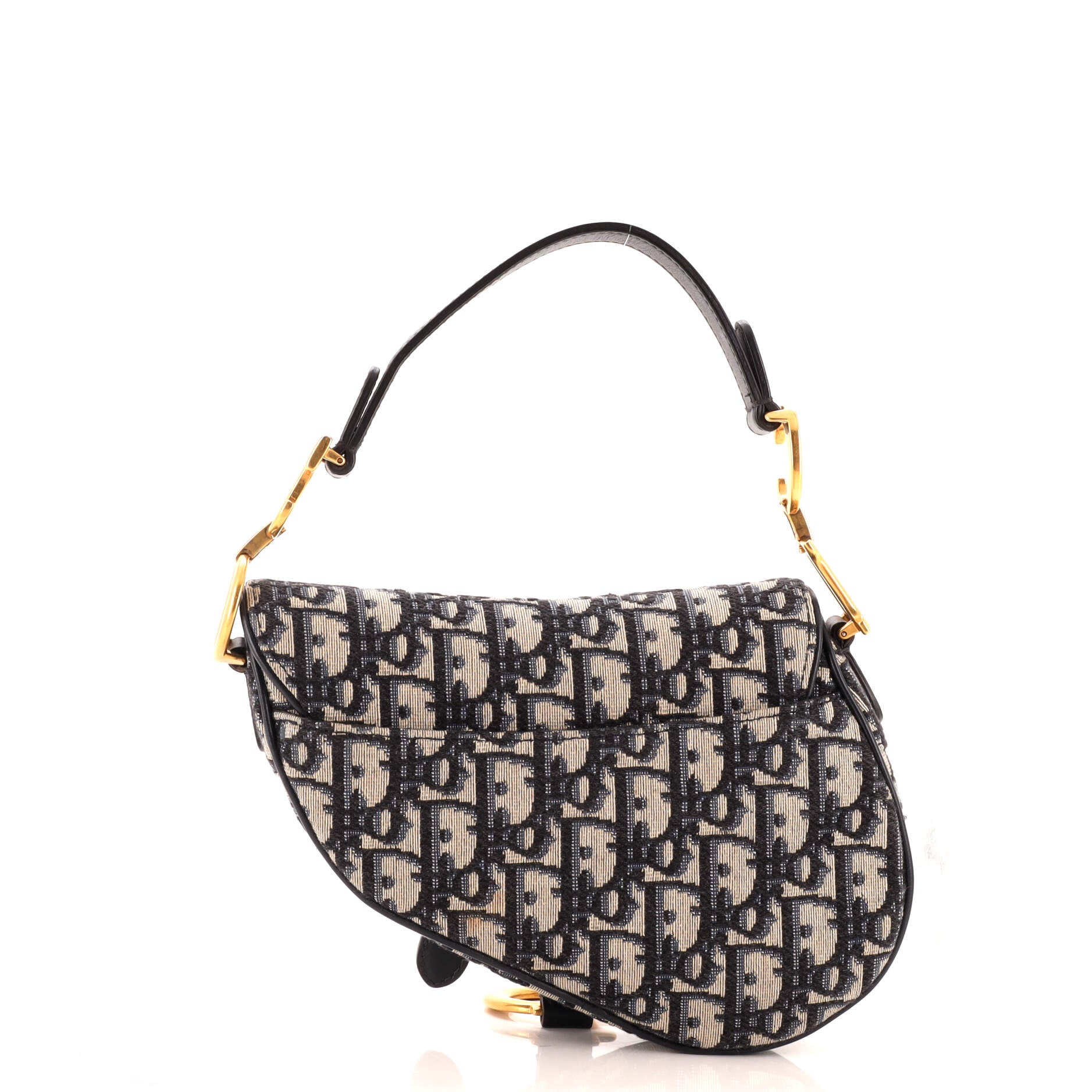 Saddle Handbag Oblique Canvas Mini