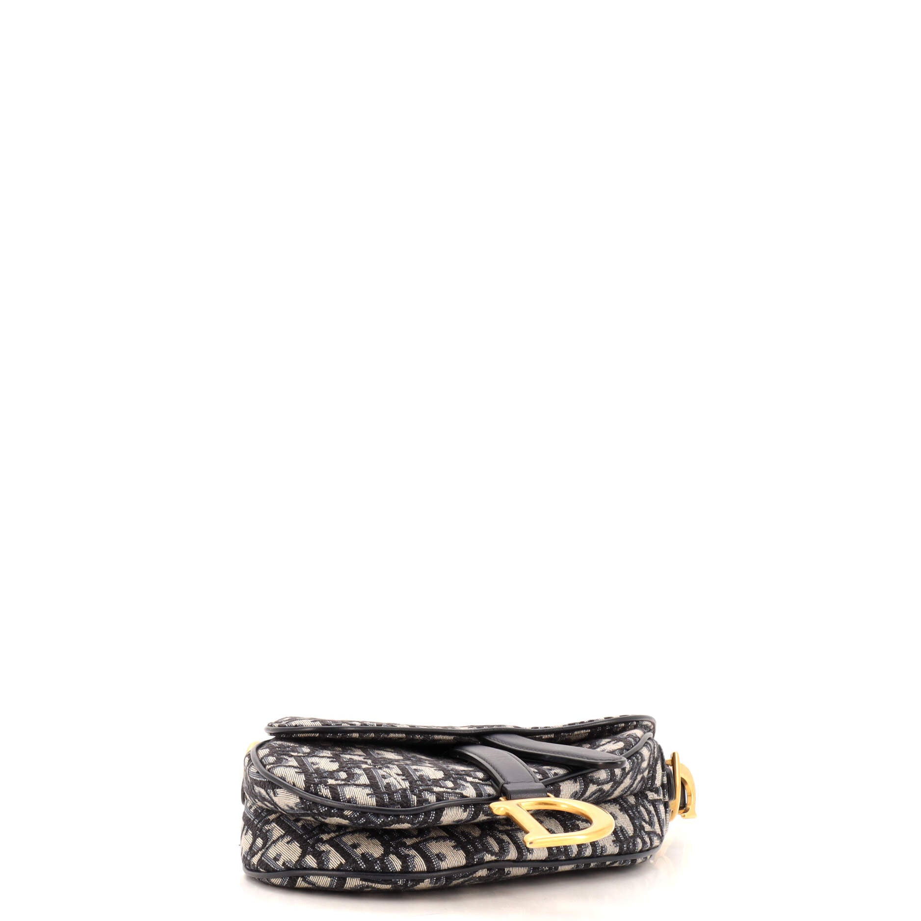 Saddle Handbag Oblique Canvas Mini