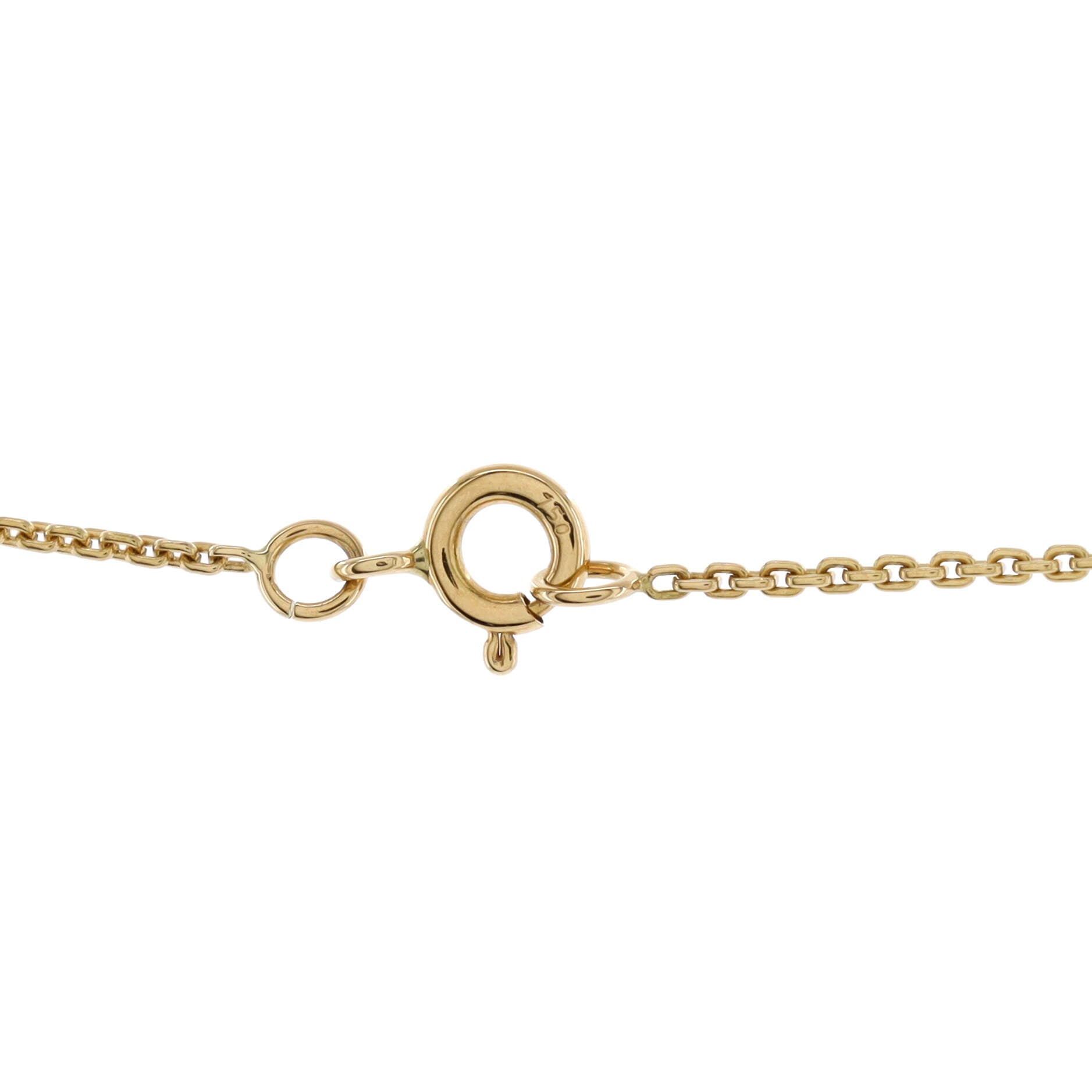 LV Volt One Pendant Necklace 18K Yellow Gold with Diamond Small