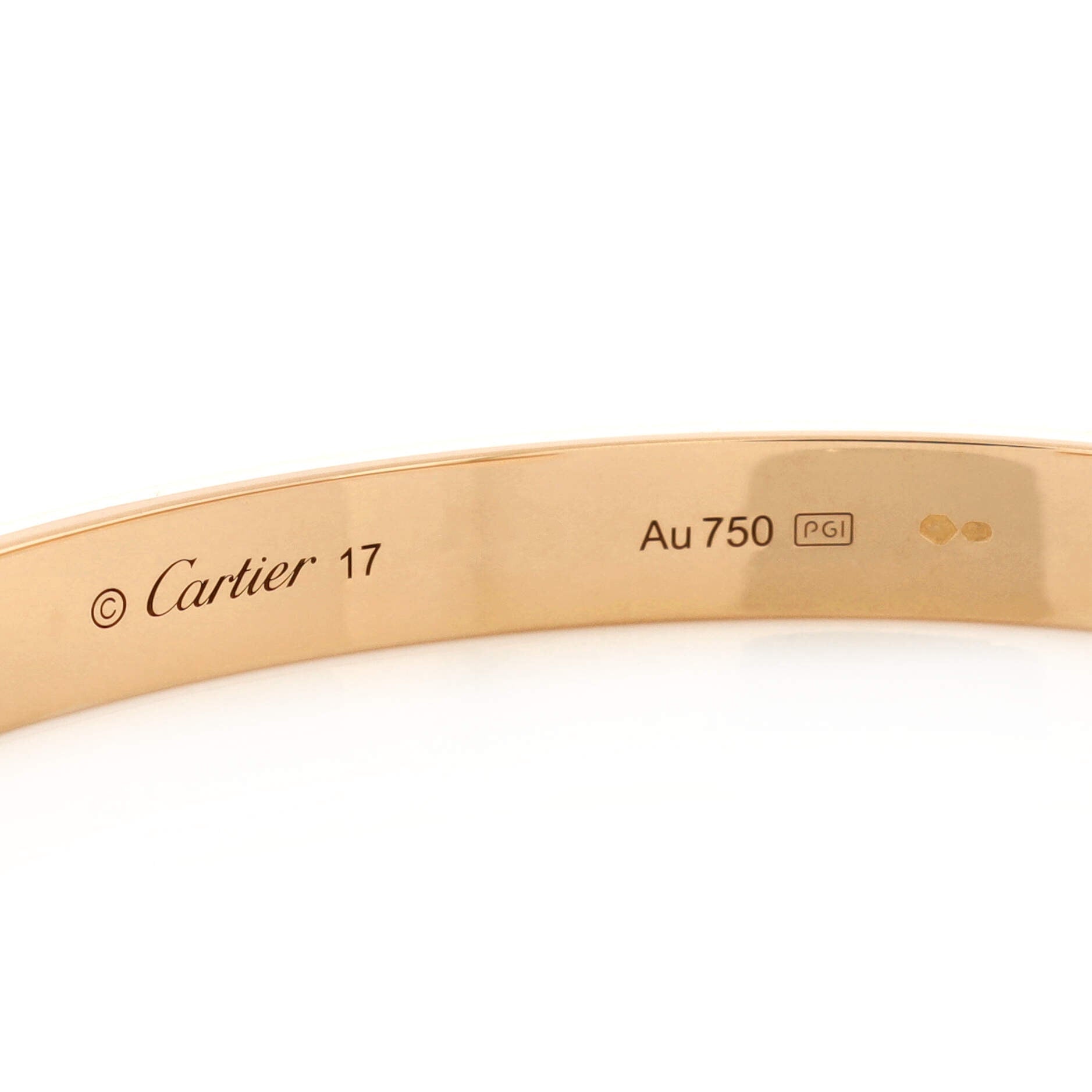 Love Cuff Bracelet 18K Rose Gold