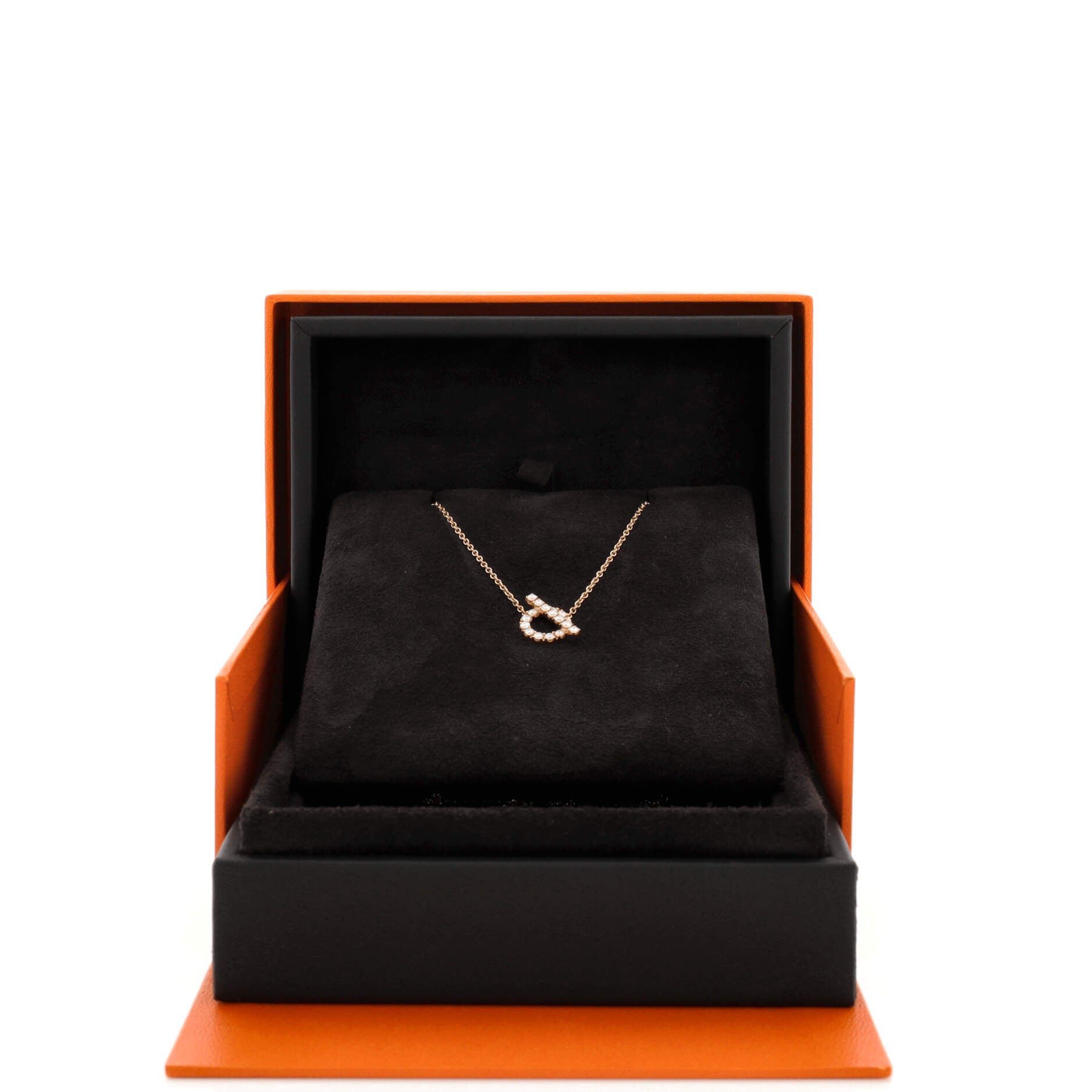 Finesse Pendant Necklace 18K Rose Gold and Diamonds