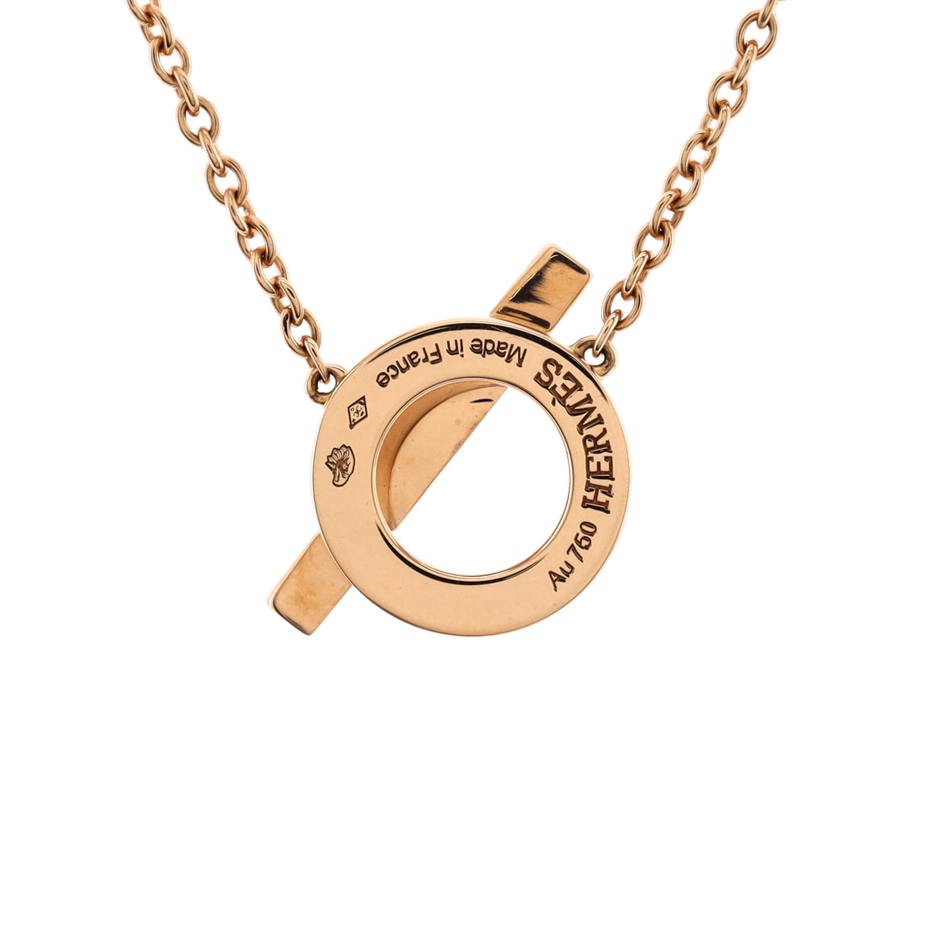 Finesse Pendant Necklace 18K Rose Gold and Diamonds